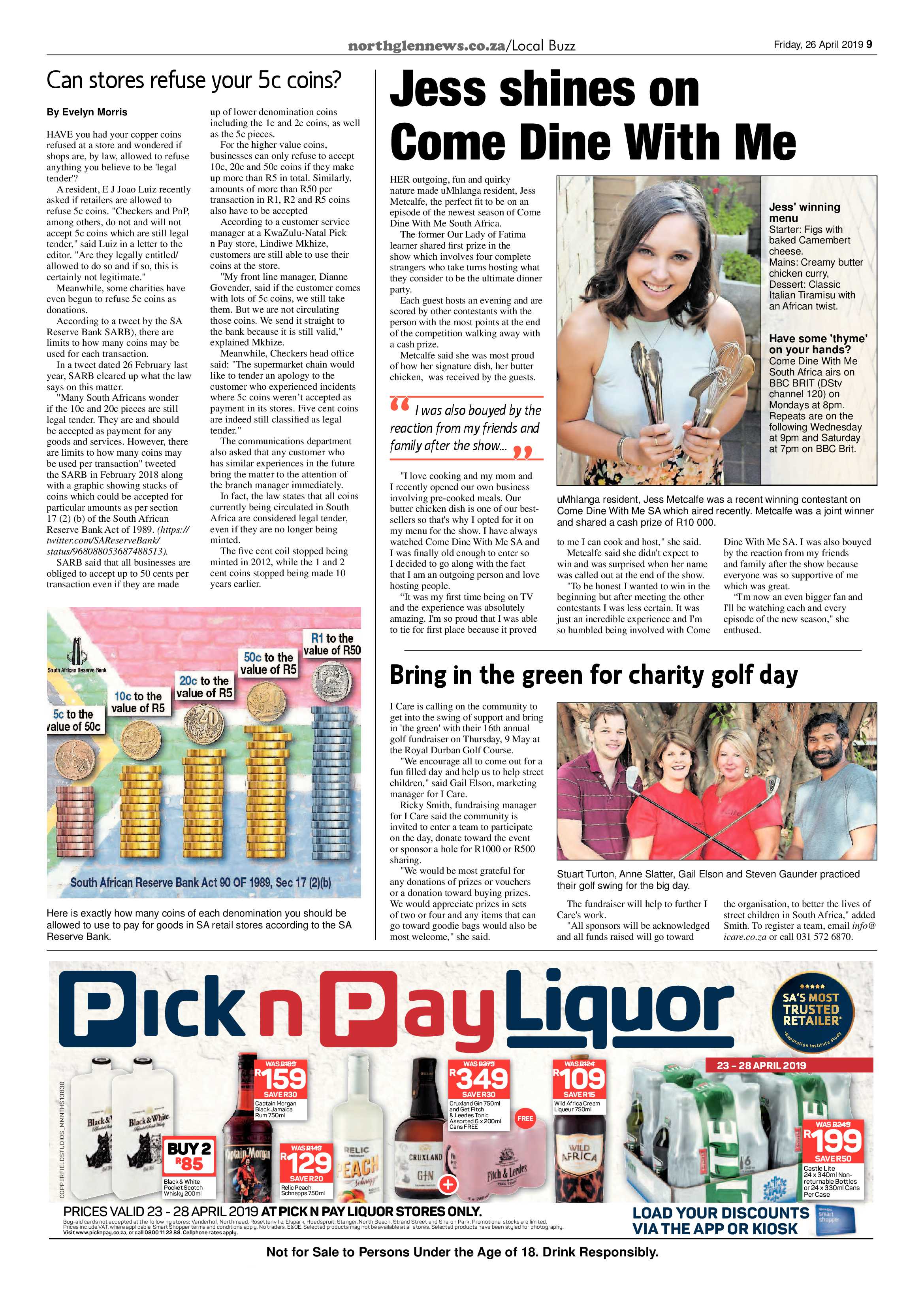 Northglen News 26 April 2019 page 9
