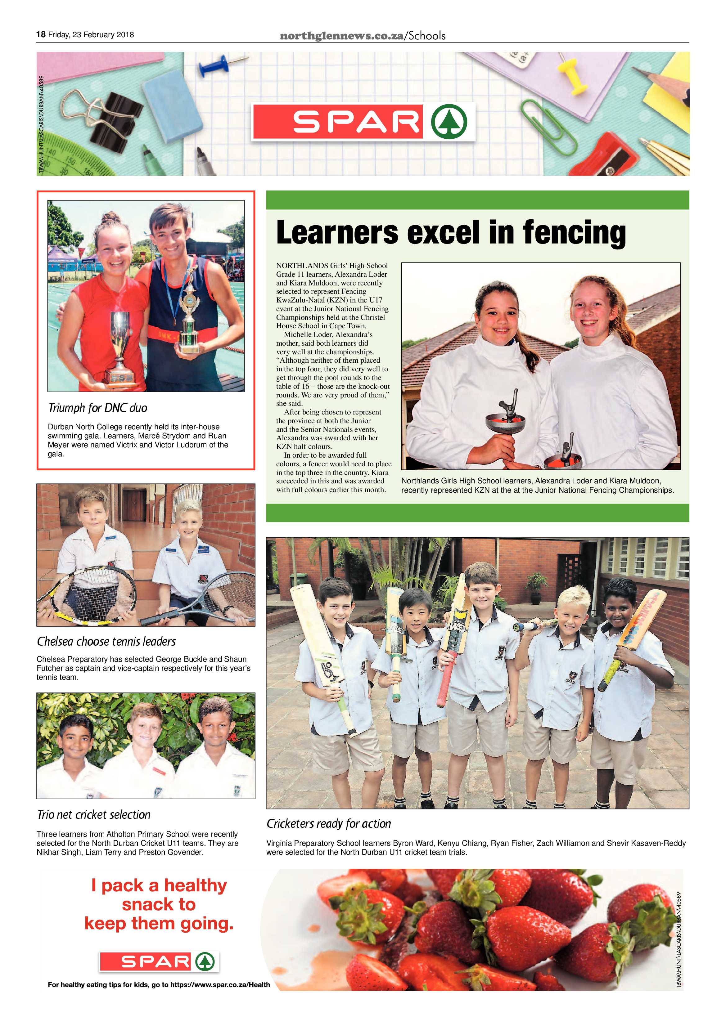 Northglen News 26 February 2018 page 18