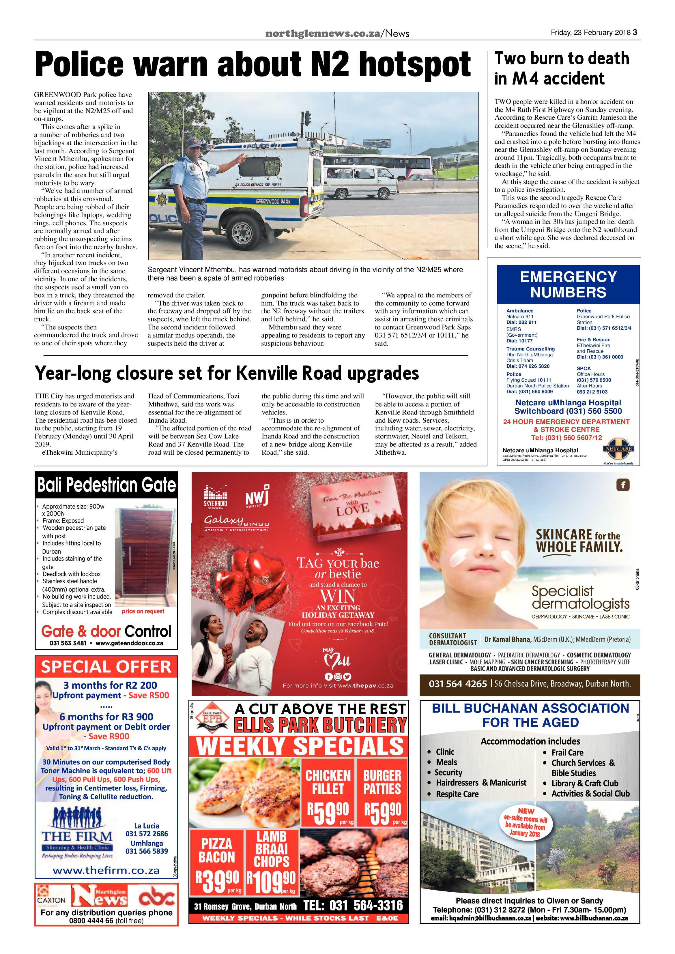 Northglen News 26 February 2018 page 3