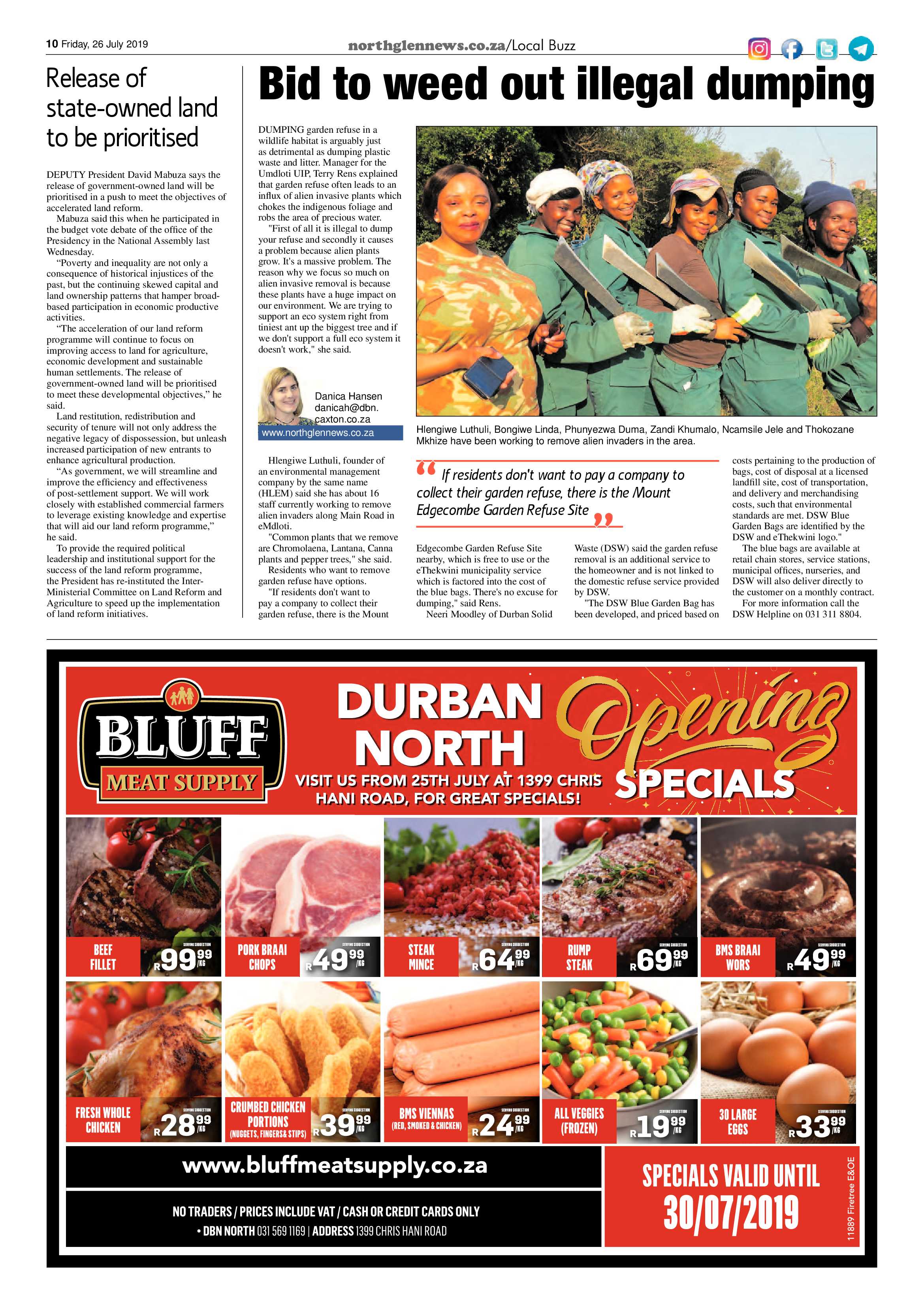 Northglen News 26 July 2019 page 10