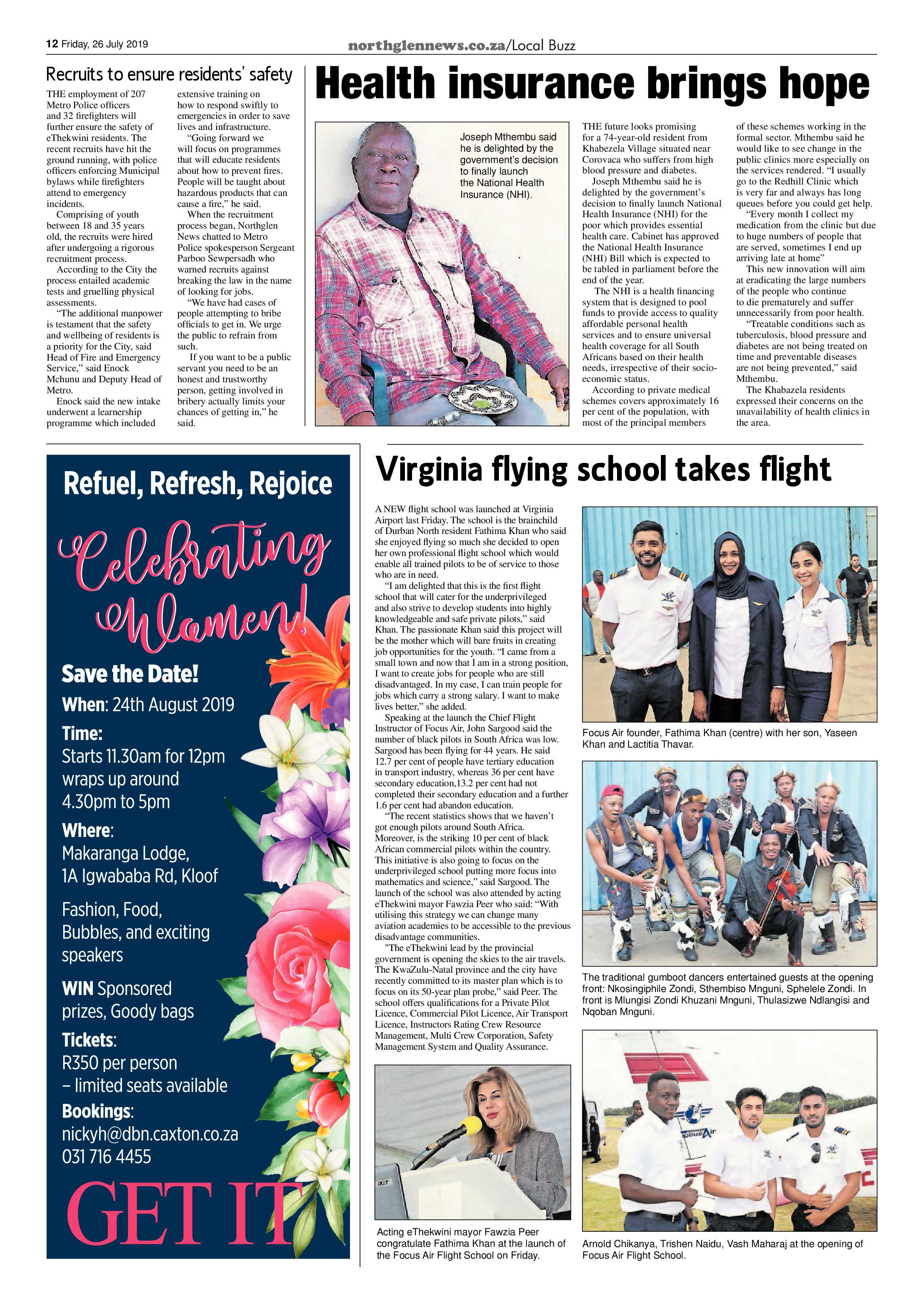 Northglen News 26 July 2019 page 12