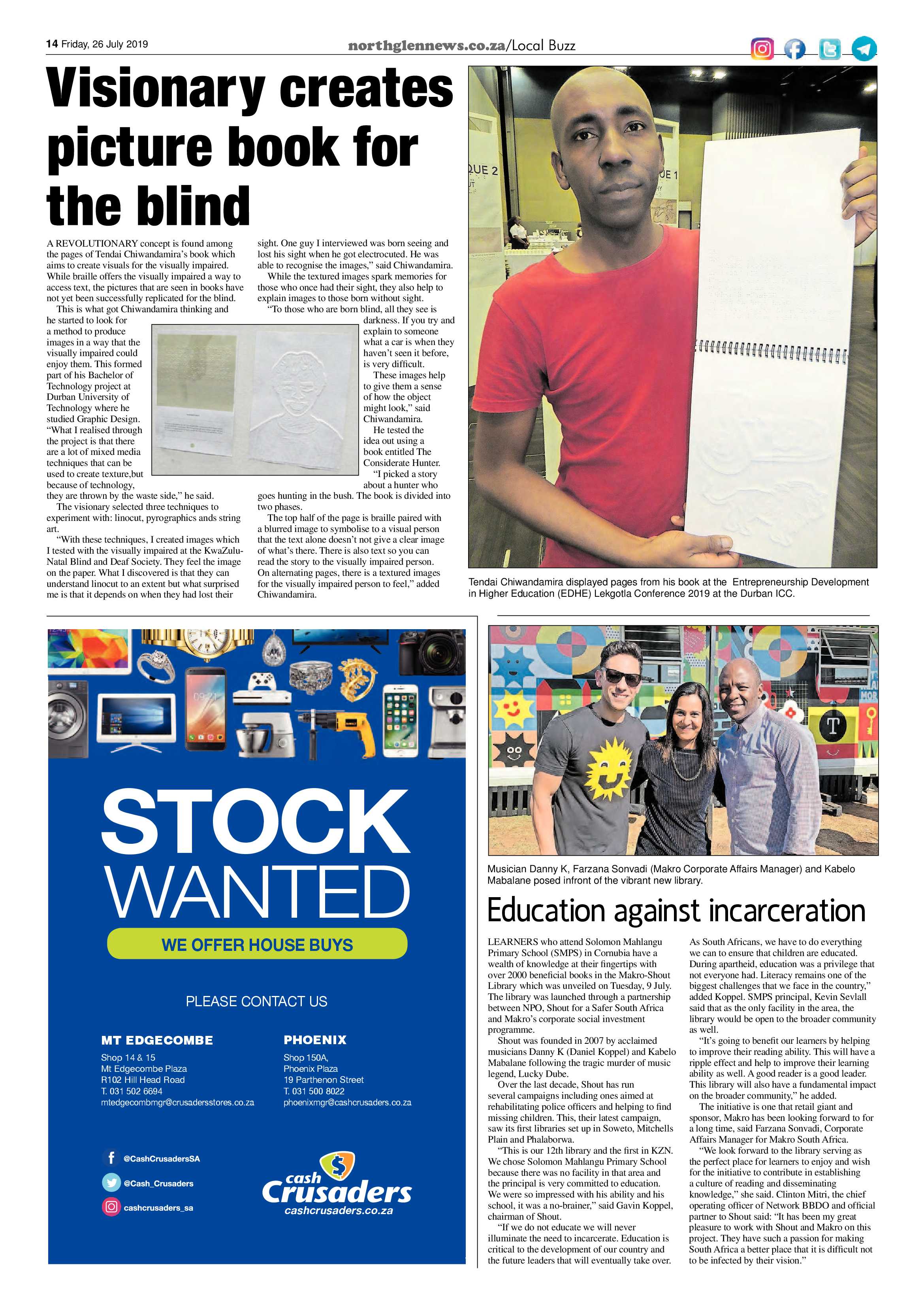 Northglen News 26 July 2019 page 14