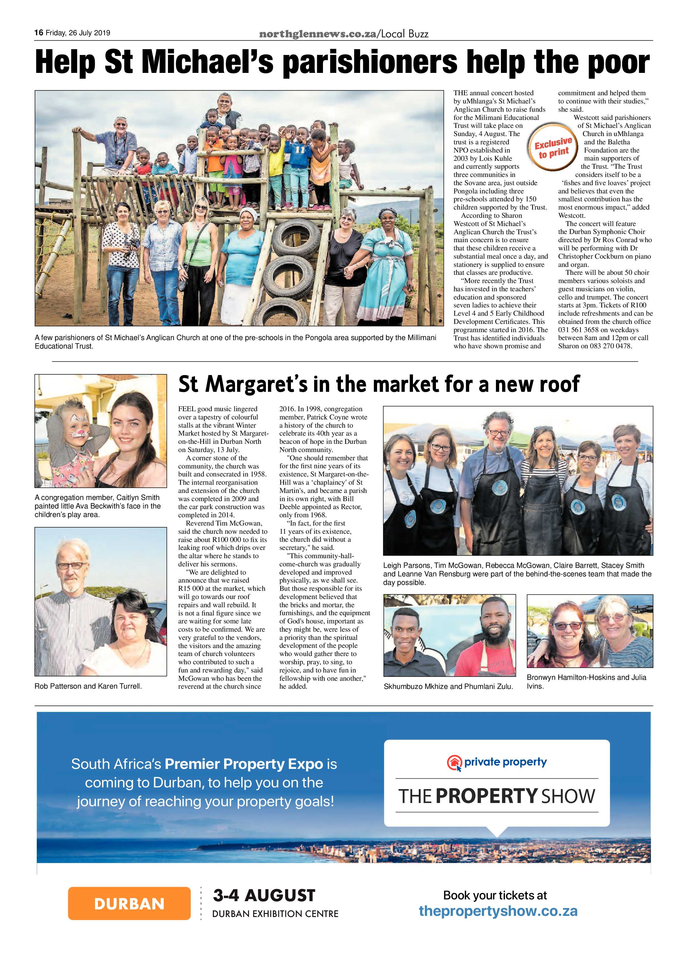 Northglen News 26 July 2019 page 16