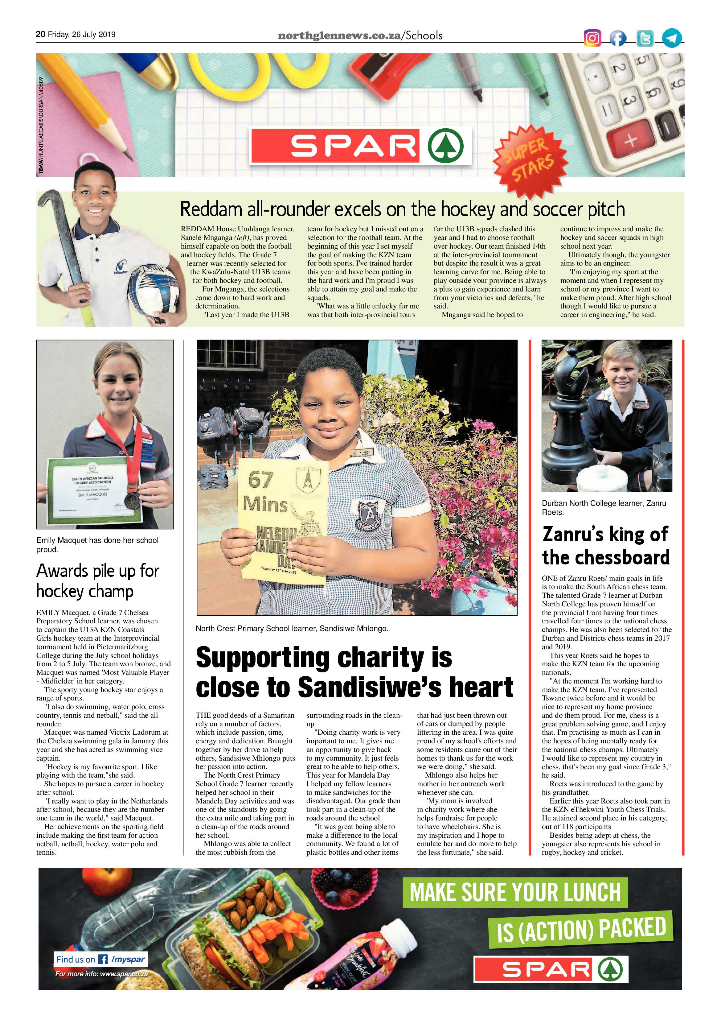 Northglen News 26 July 2019 page 20