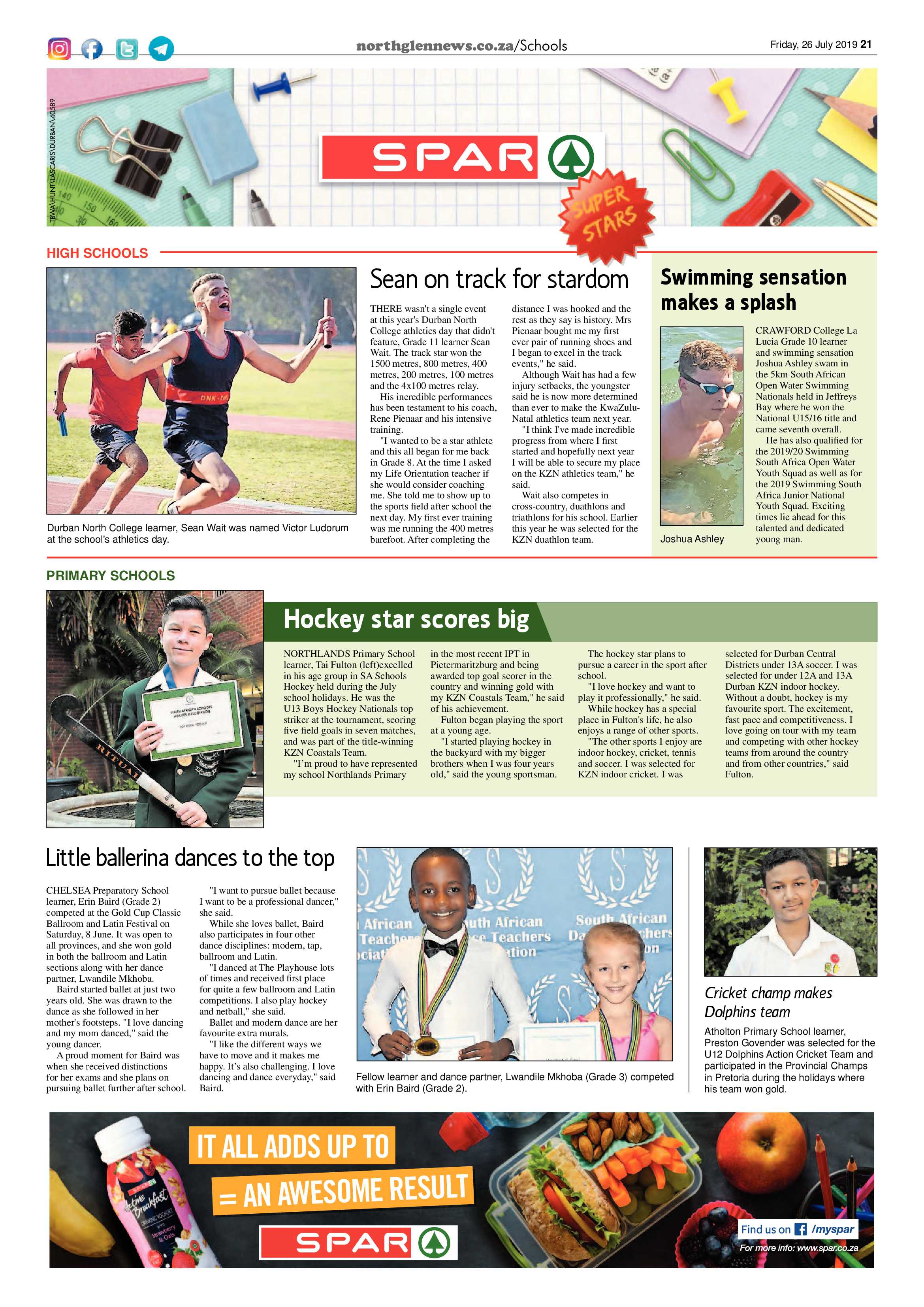 Northglen News 26 July 2019 page 21