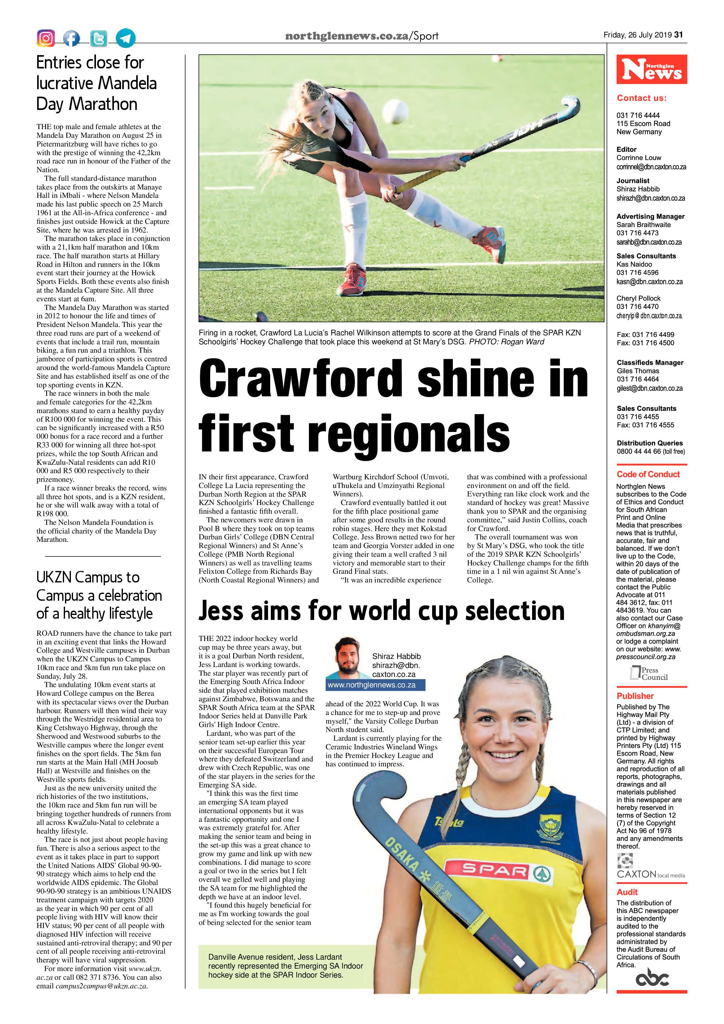 Northglen News 26 July 2019 page 31