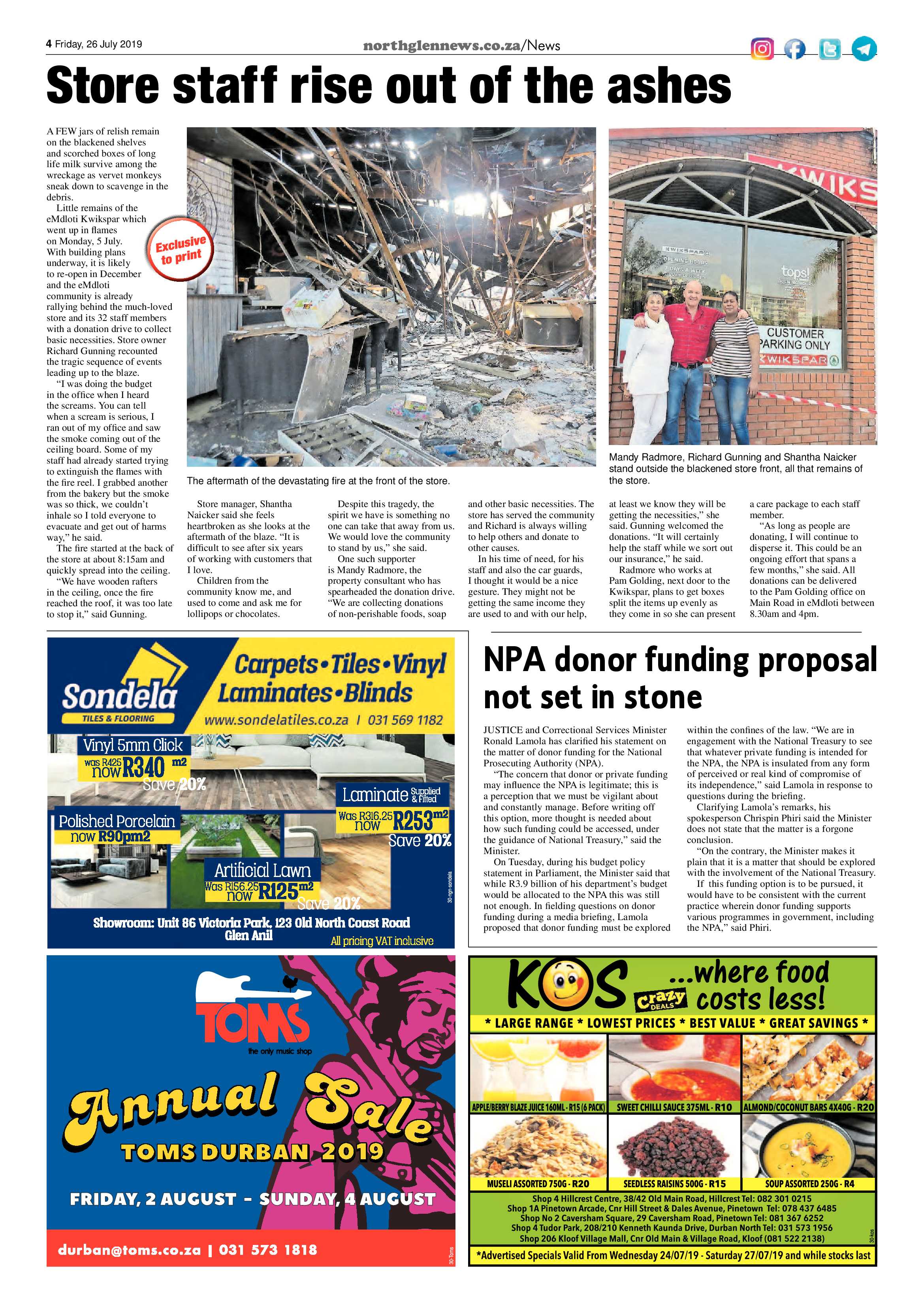Northglen News 26 July 2019 page 4