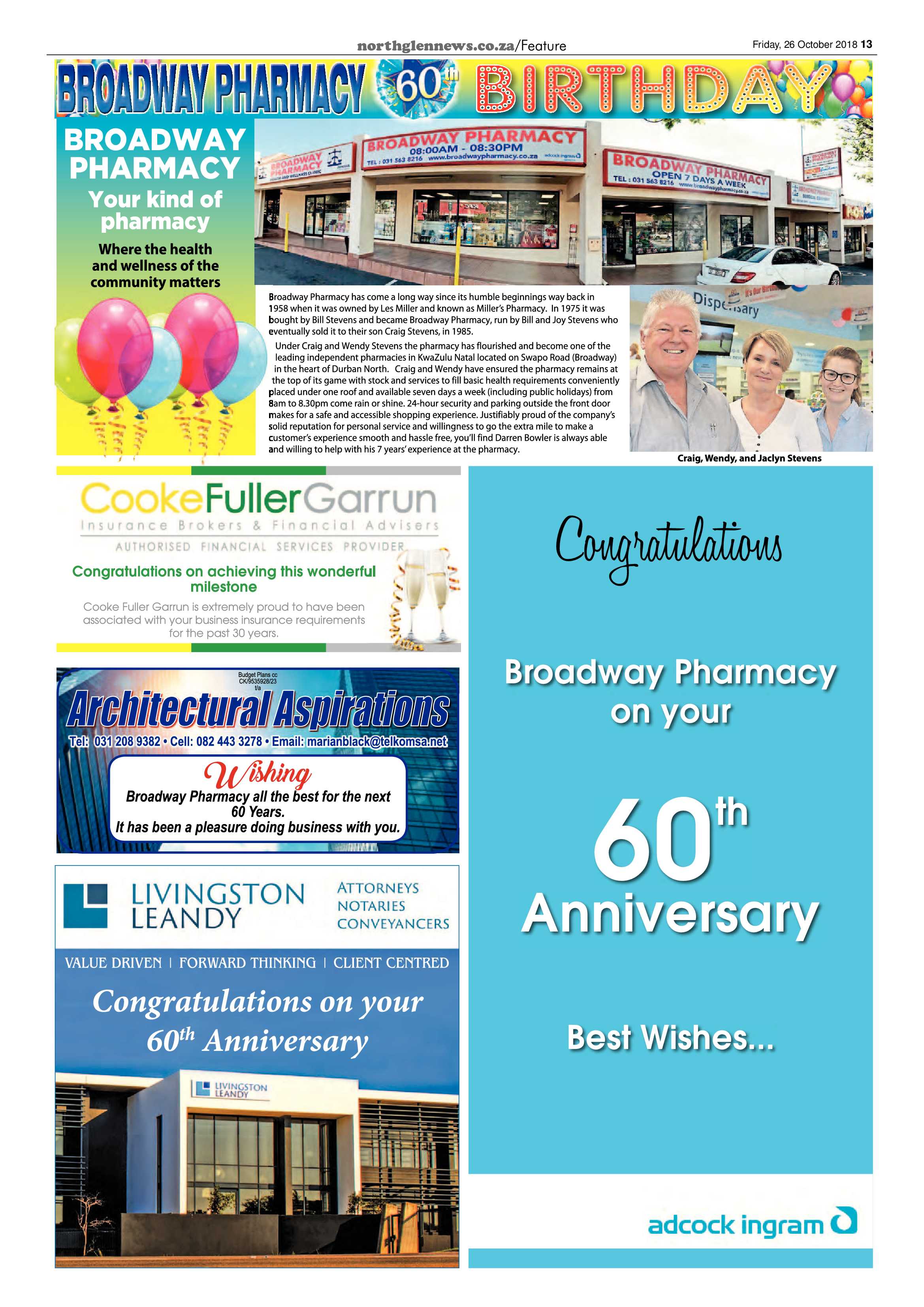 Northglen News 26 October 2018 page 13