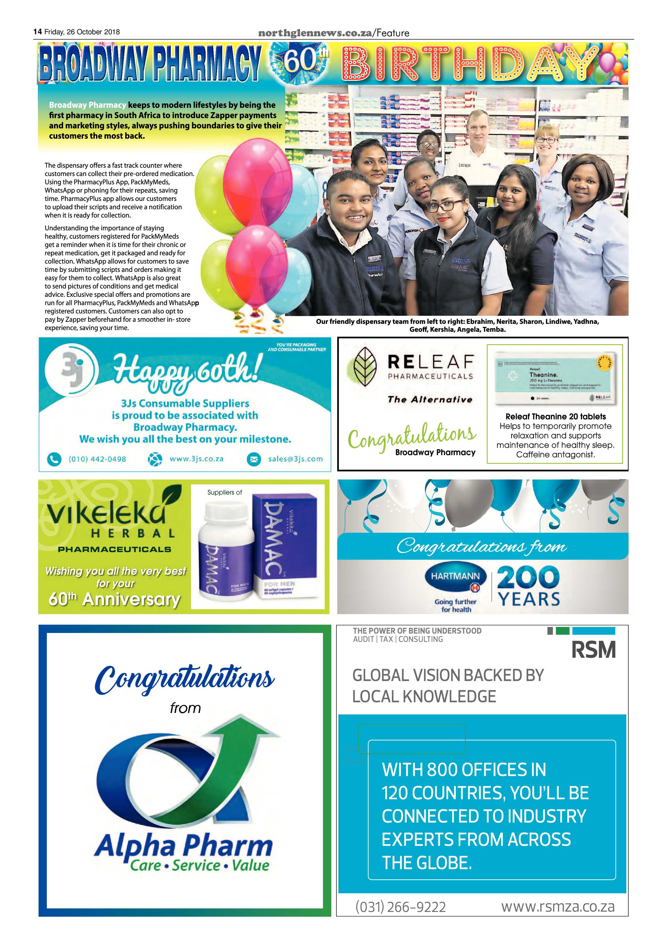 Northglen News 26 October 2018 page 14