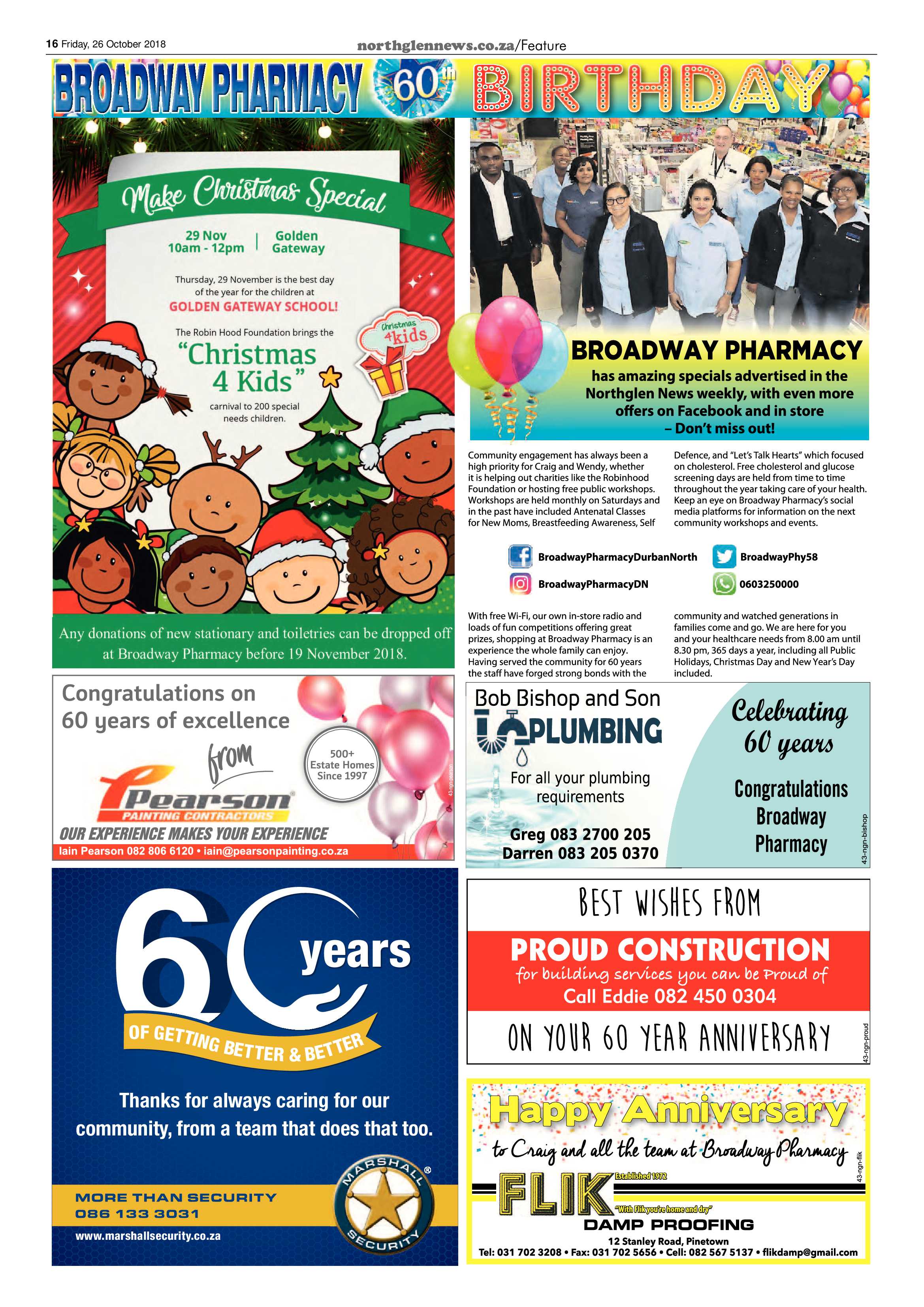 Northglen News 26 October 2018 page 16