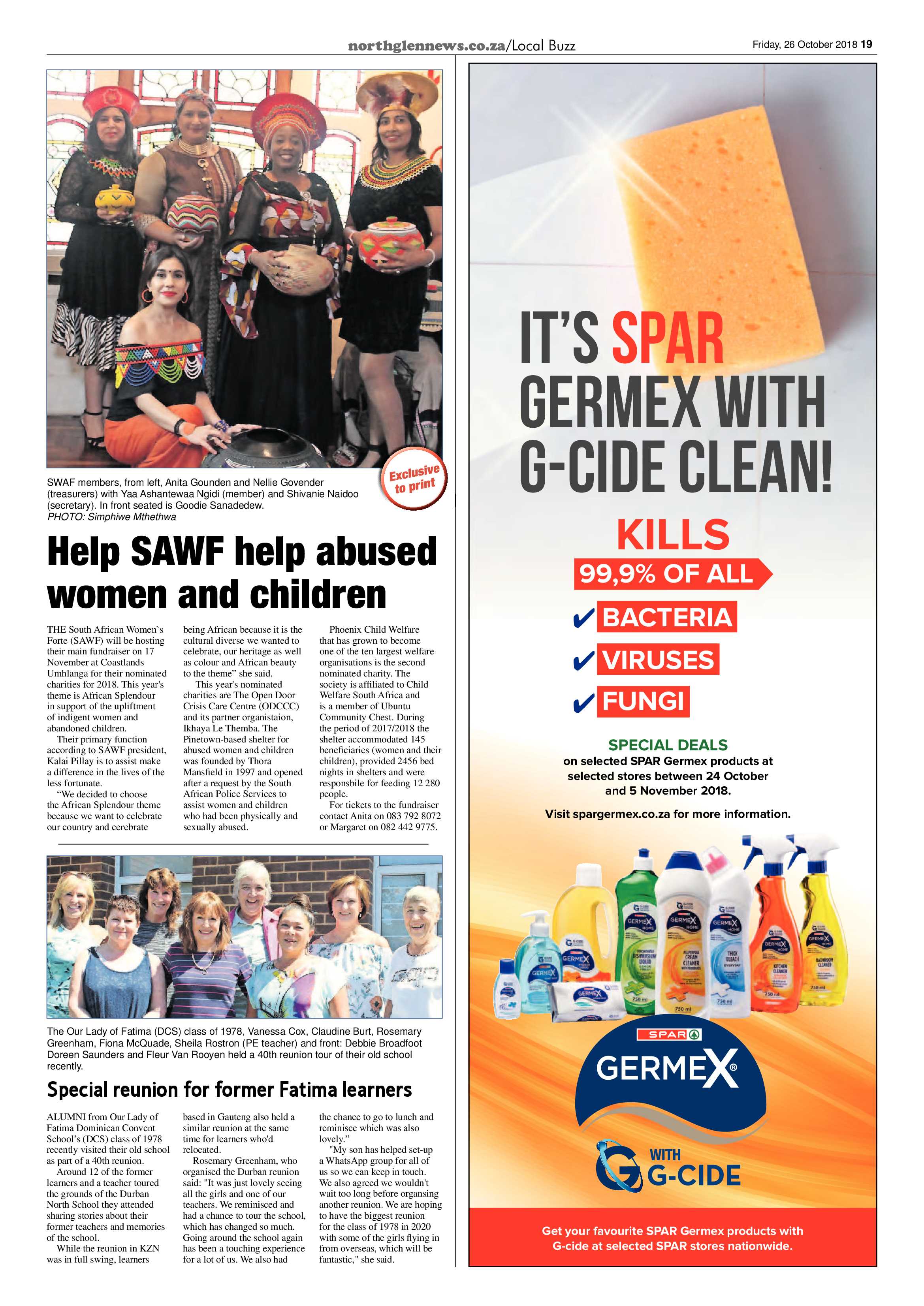 Northglen News 26 October 2018 page 19