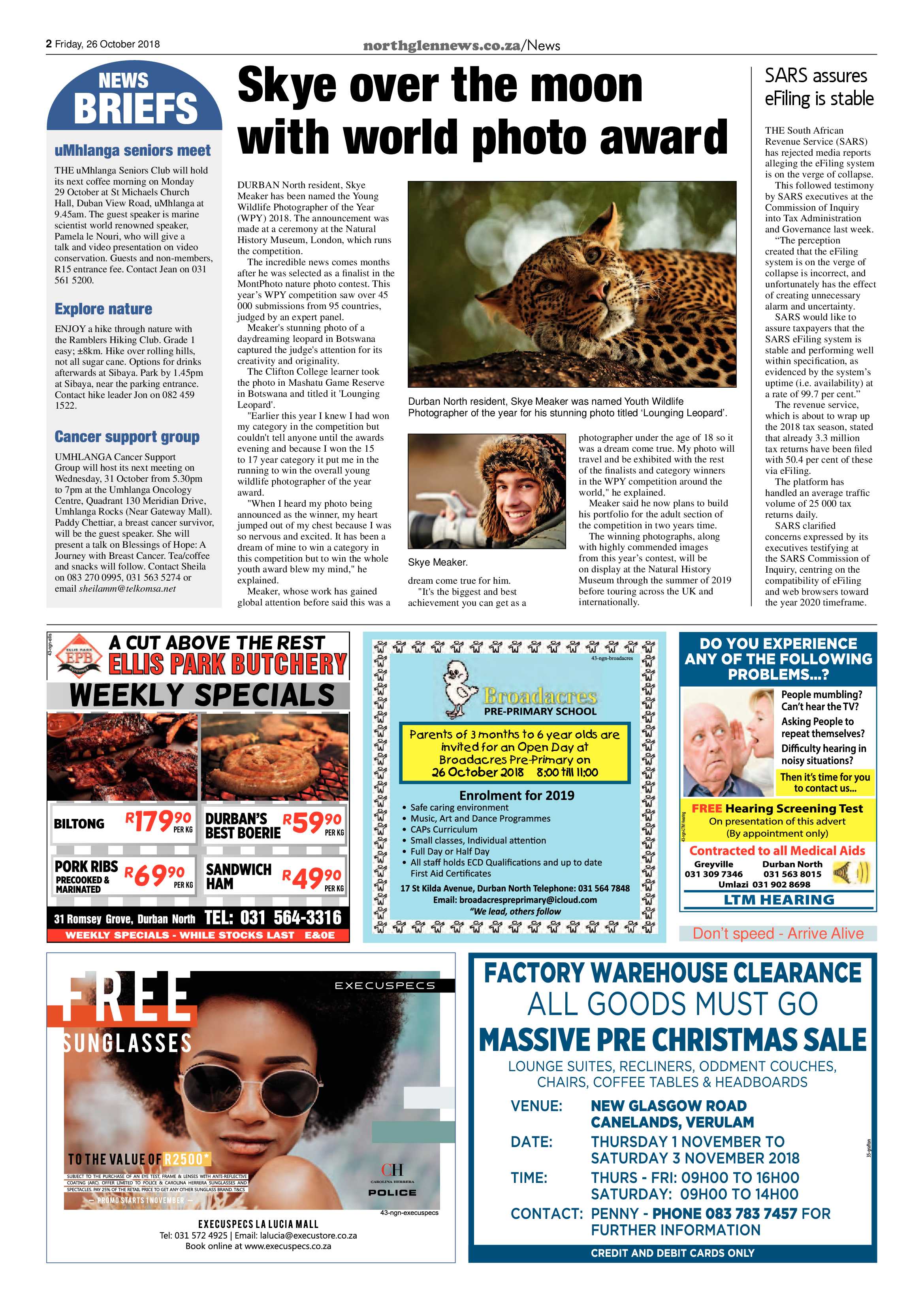 Northglen News 26 October 2018 page 2