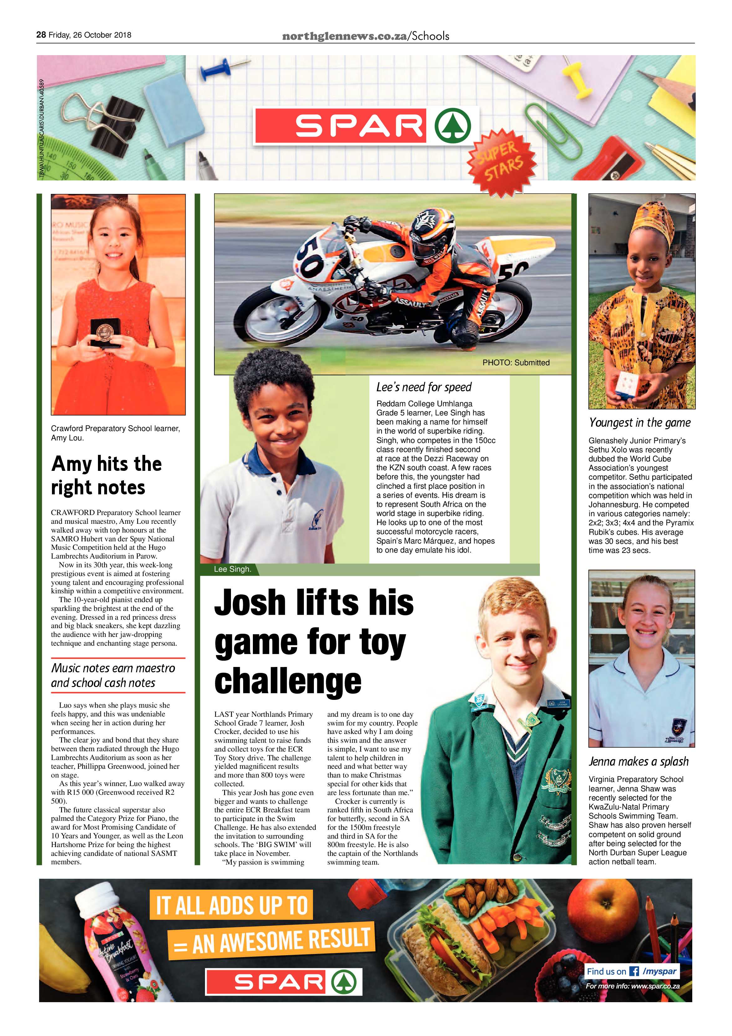 Northglen News 26 October 2018 page 28