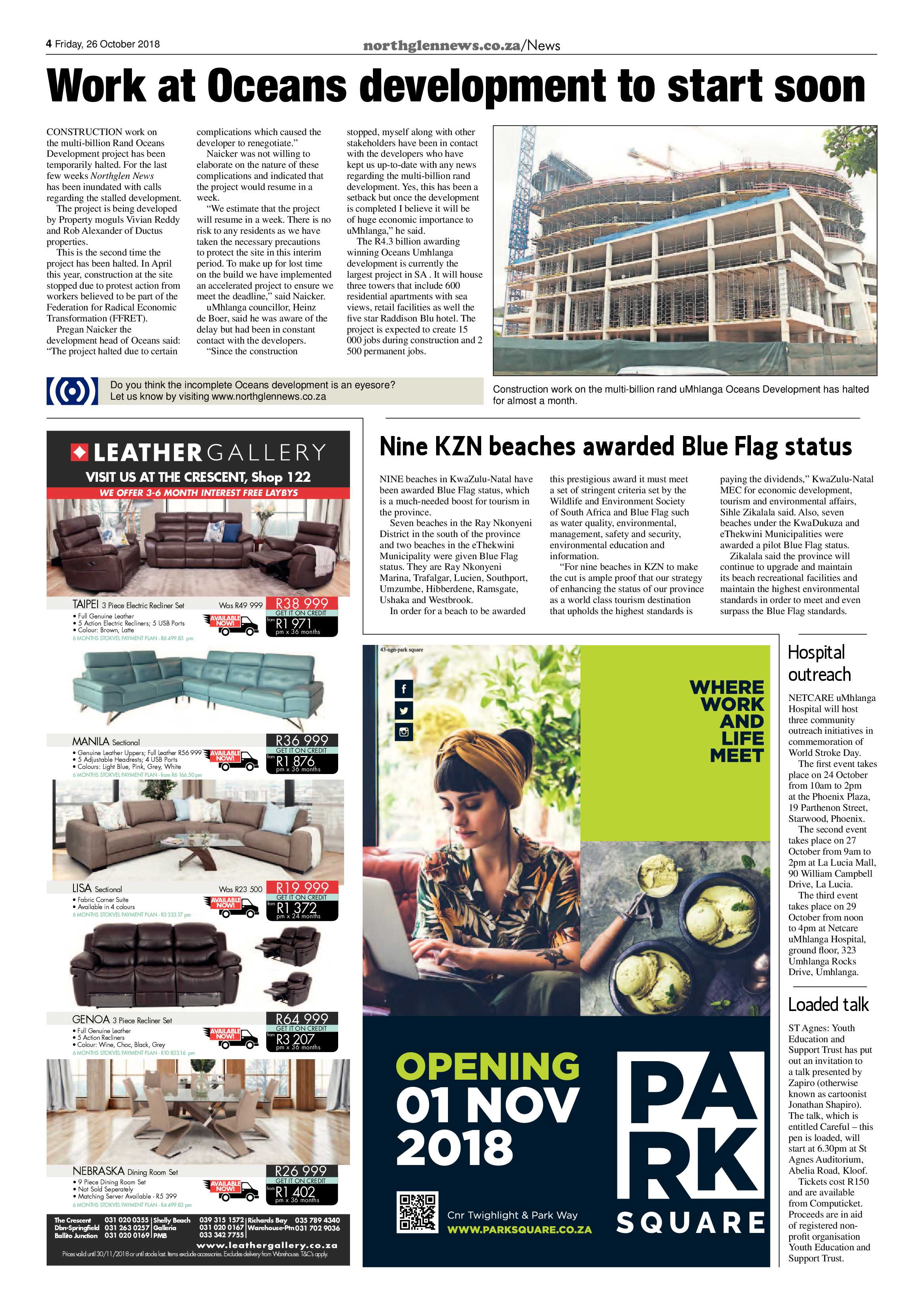 Northglen News 26 October 2018 page 4