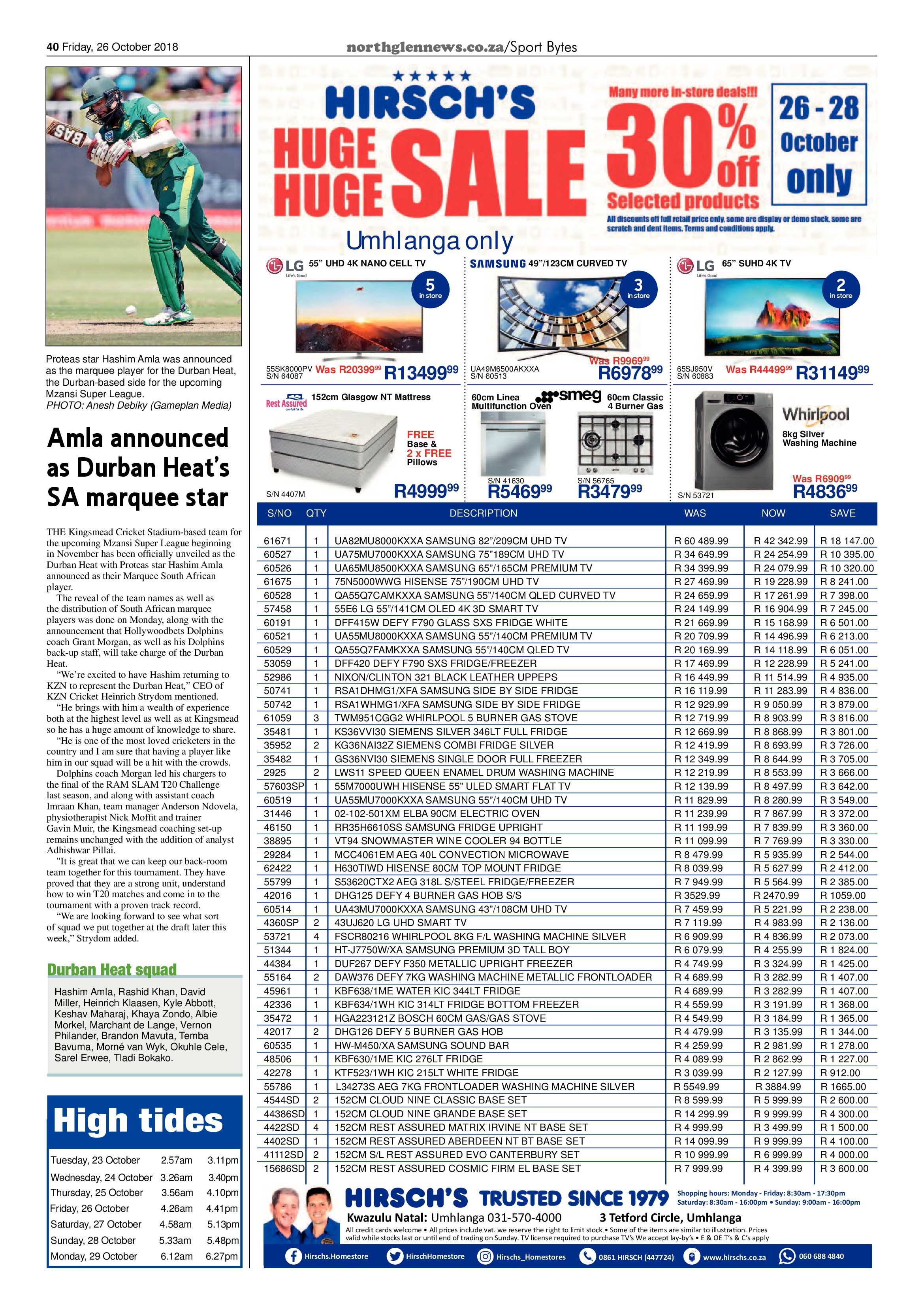 Northglen News 26 October 2018 page 40