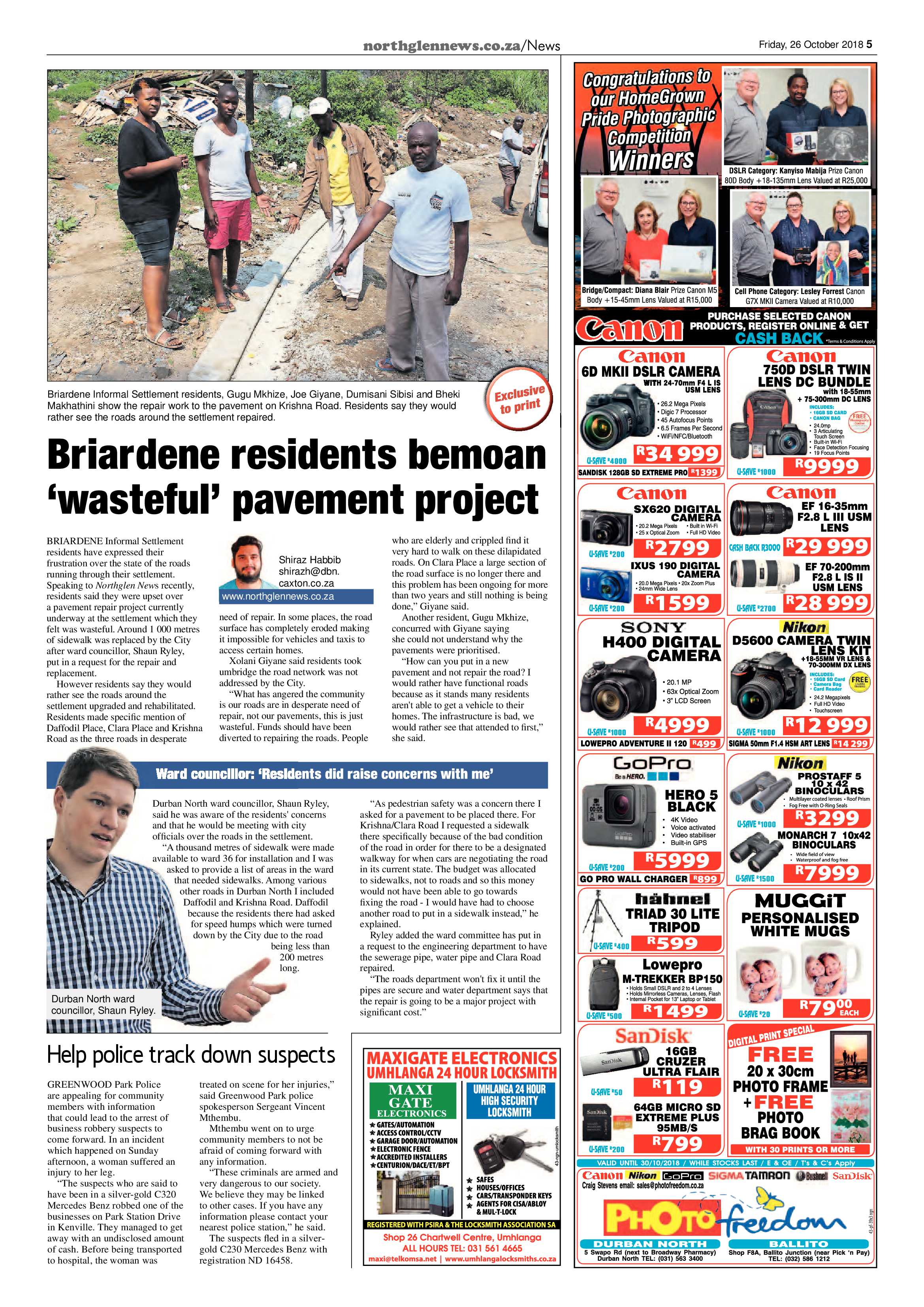 Northglen News 26 October 2018 page 5