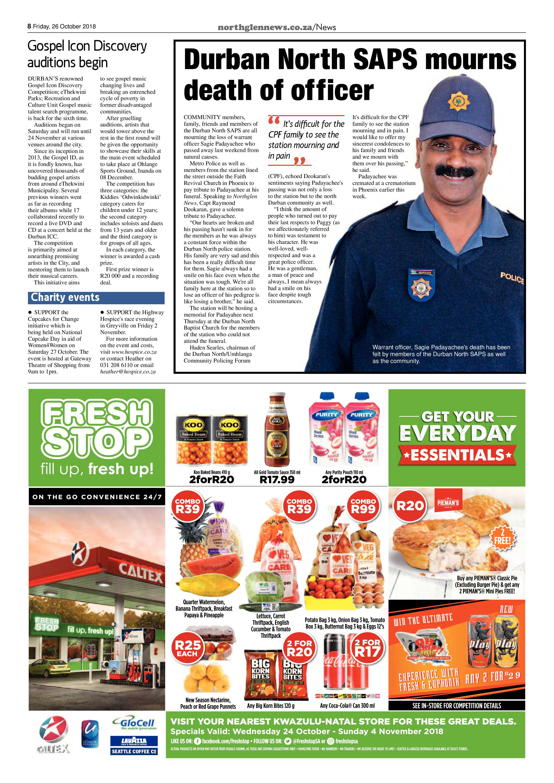 Northglen News 26 October 2018 page 8