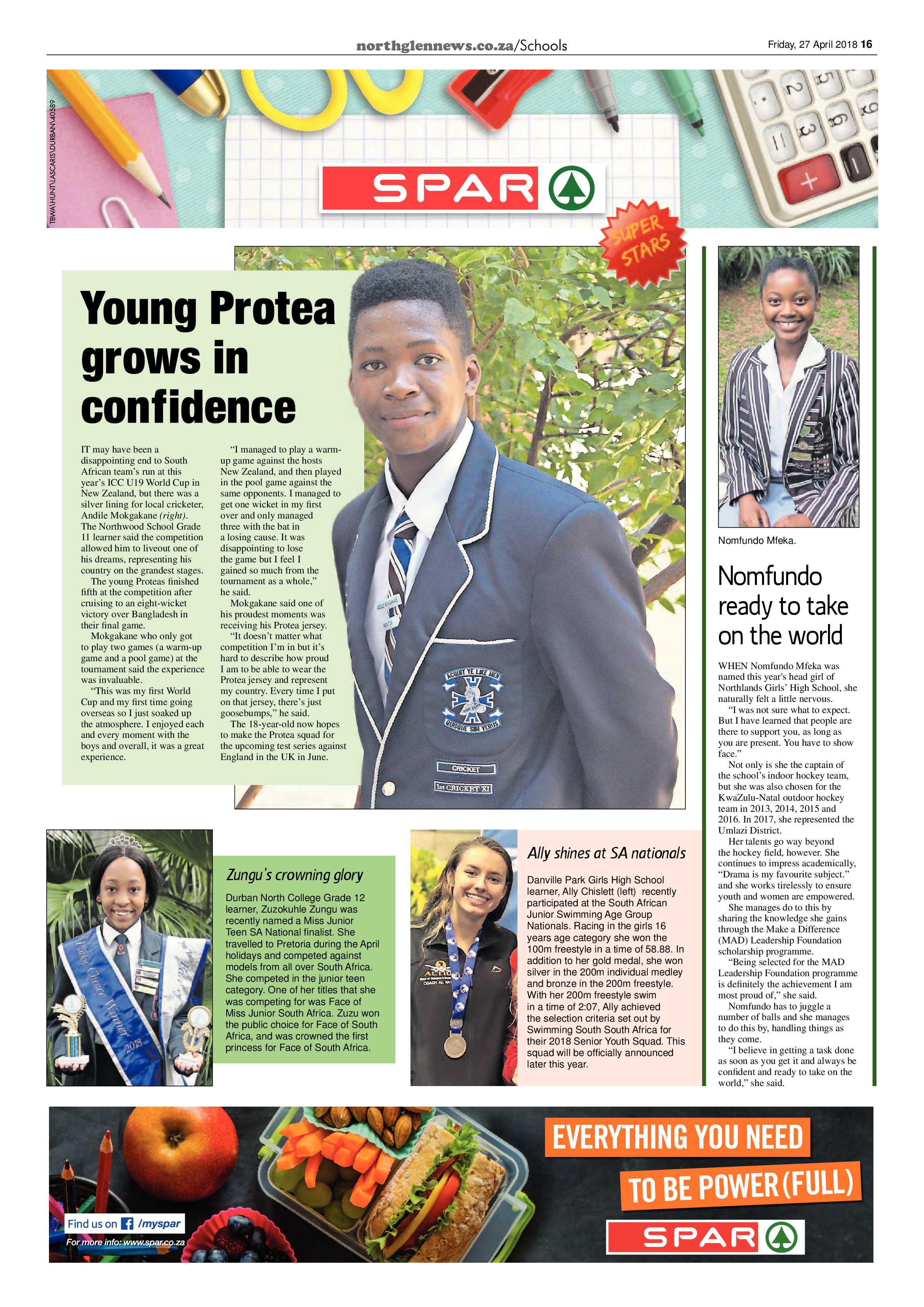 Northglen News 27 April 2018 page 16