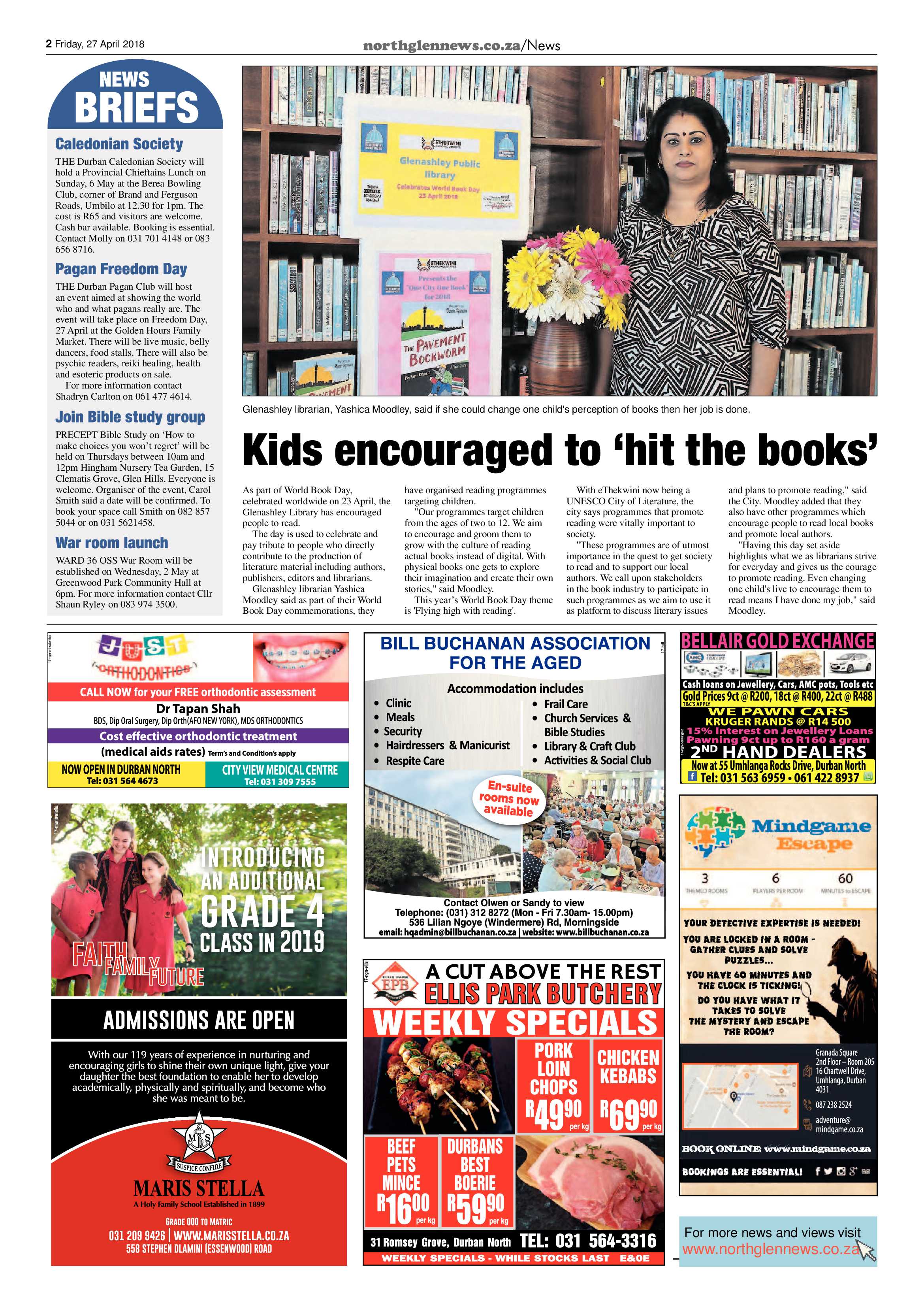 Northglen News 27 April 2018 page 2