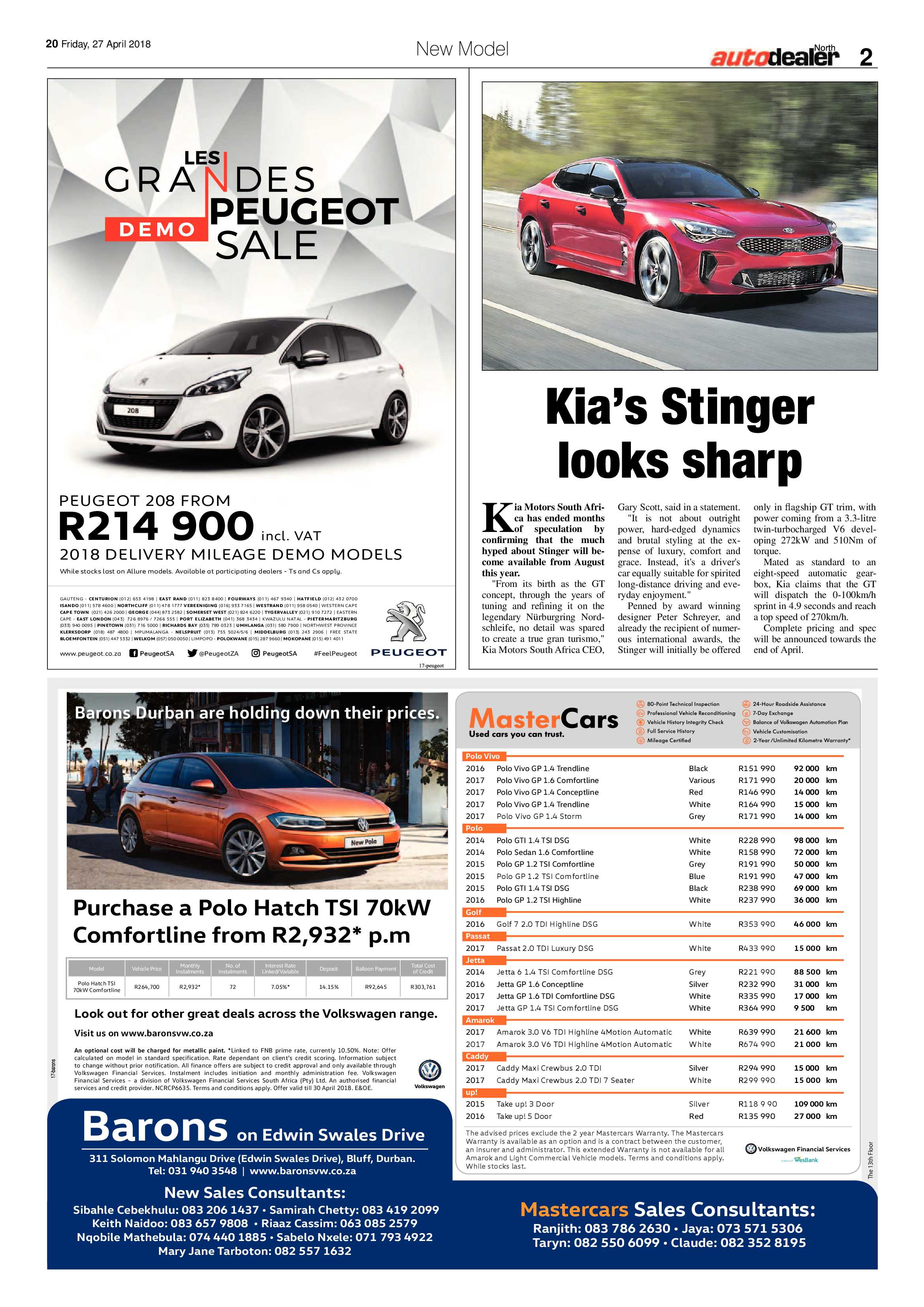 Northglen News 27 April 2018 page 20