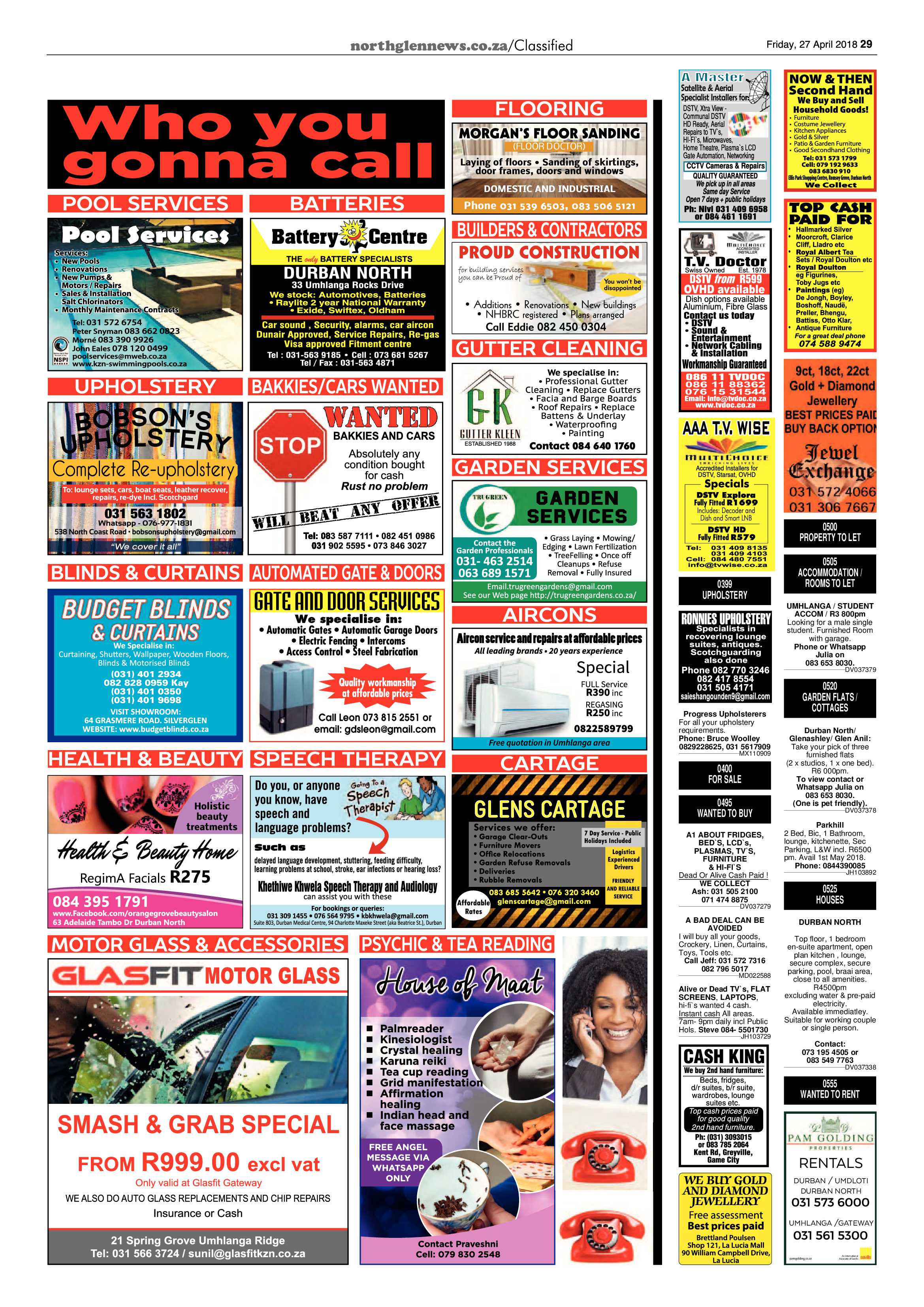 Northglen News 27 April 2018 page 29