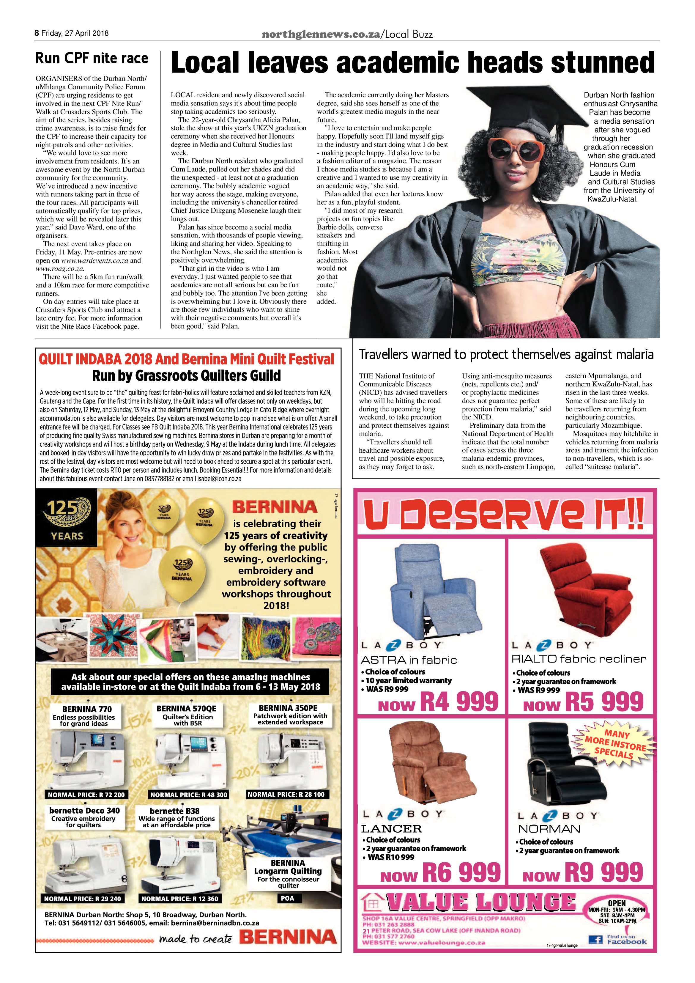 Northglen News 27 April 2018 page 8