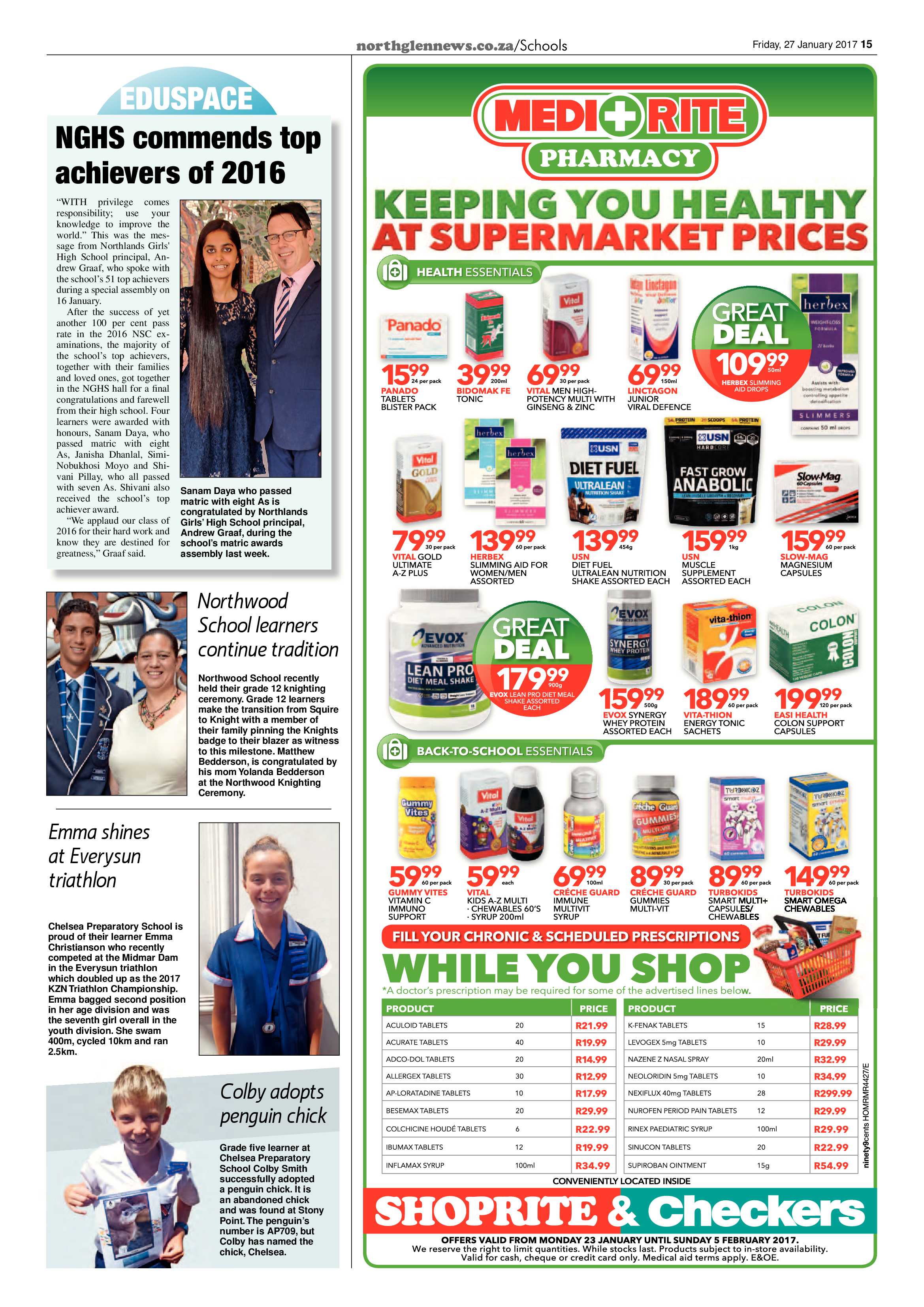 Northglen News 27 January 2017 page 15