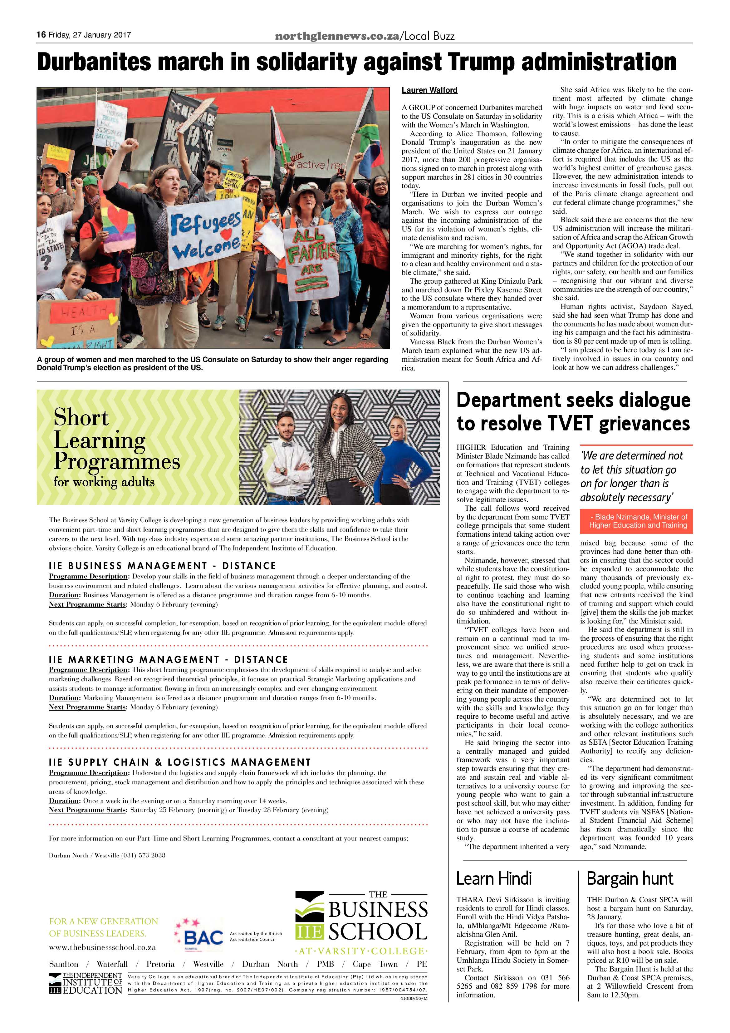 Northglen News 27 January 2017 page 16