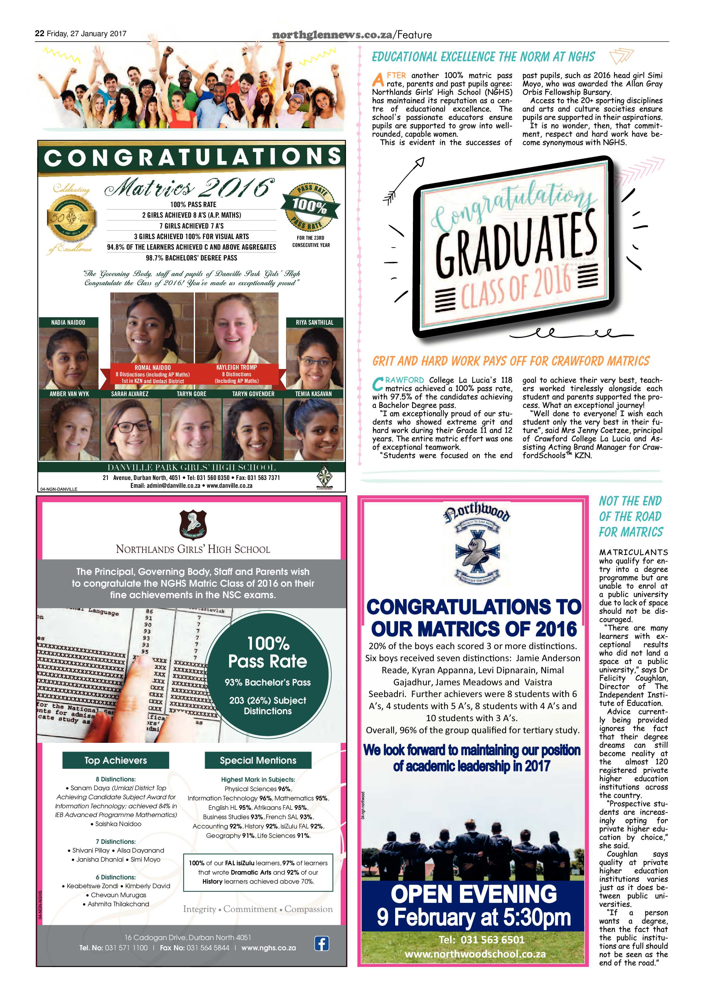 Northglen News 27 January 2017 page 22