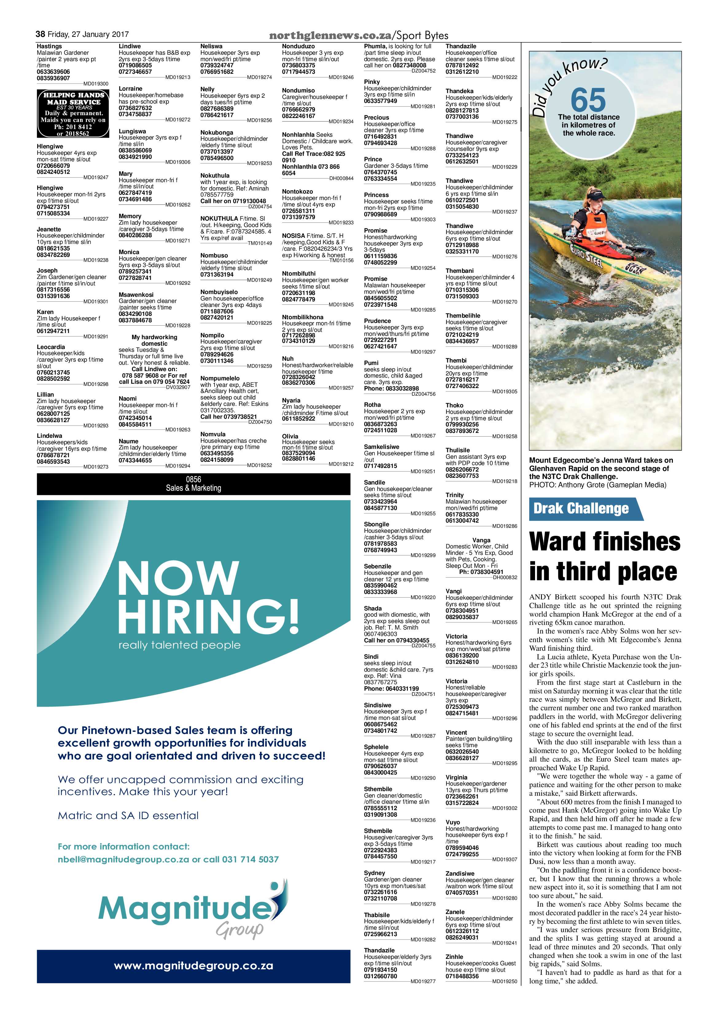 Northglen News 27 January 2017 page 38
