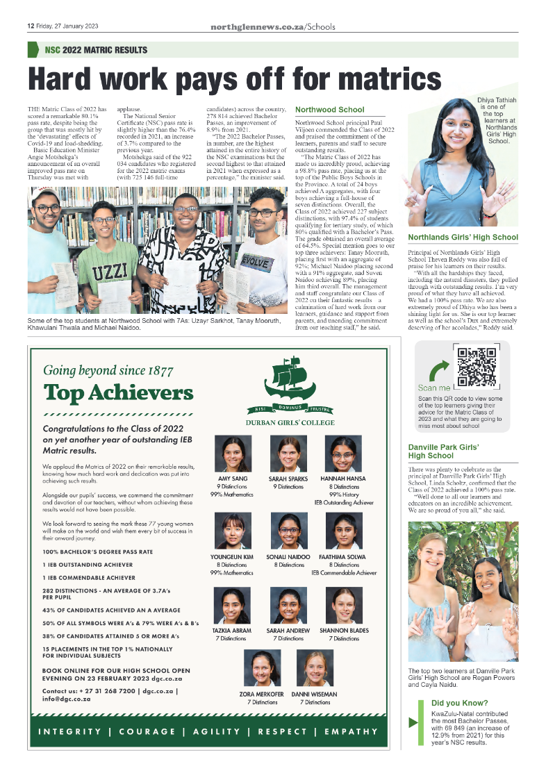 Northglen News – 27 January 2023 page 12