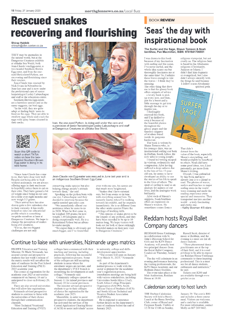 Northglen News – 27 January 2023 page 18