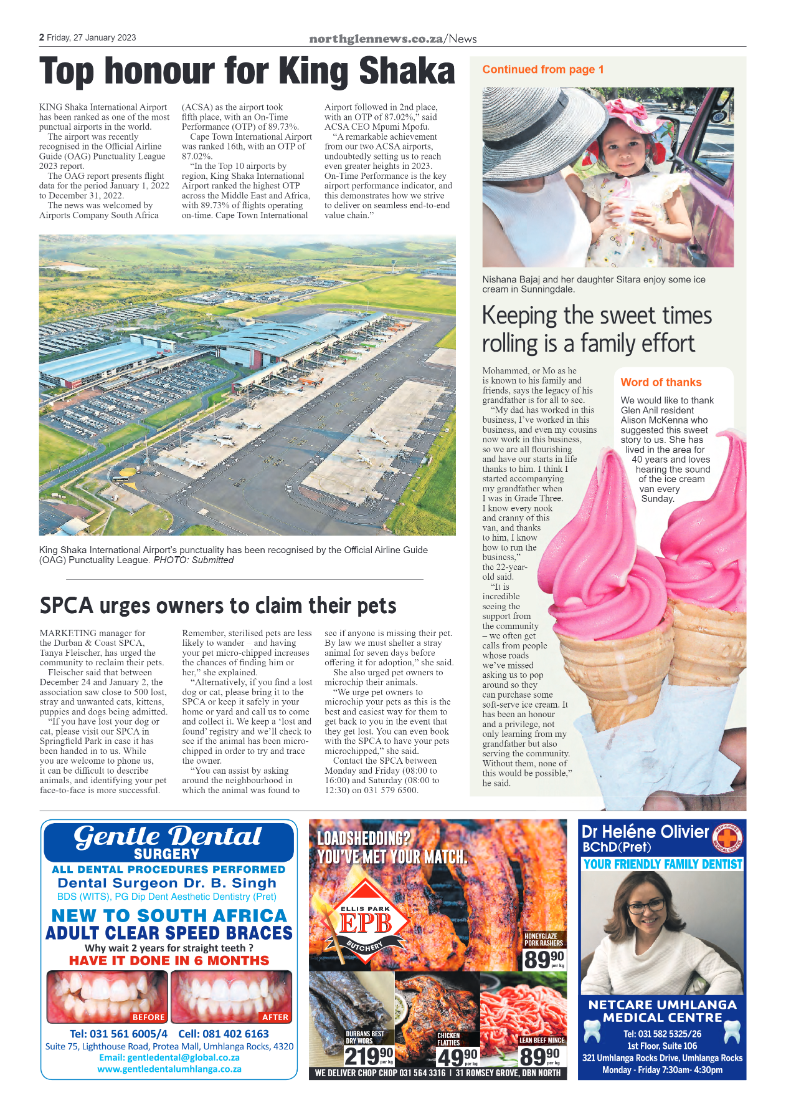 Northglen News – 27 January 2023 page 2