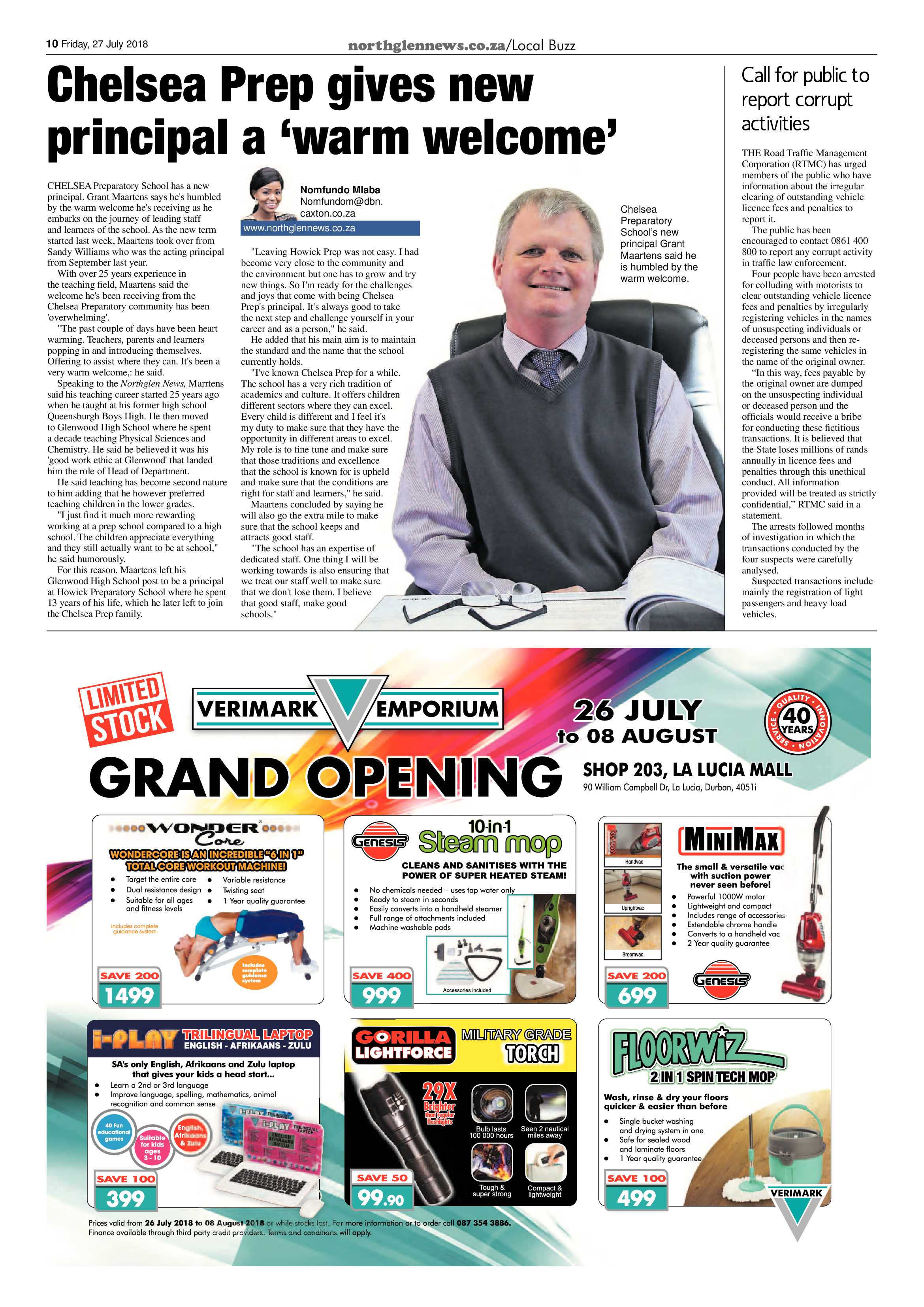 Northglen News 27 July 2018 page 10