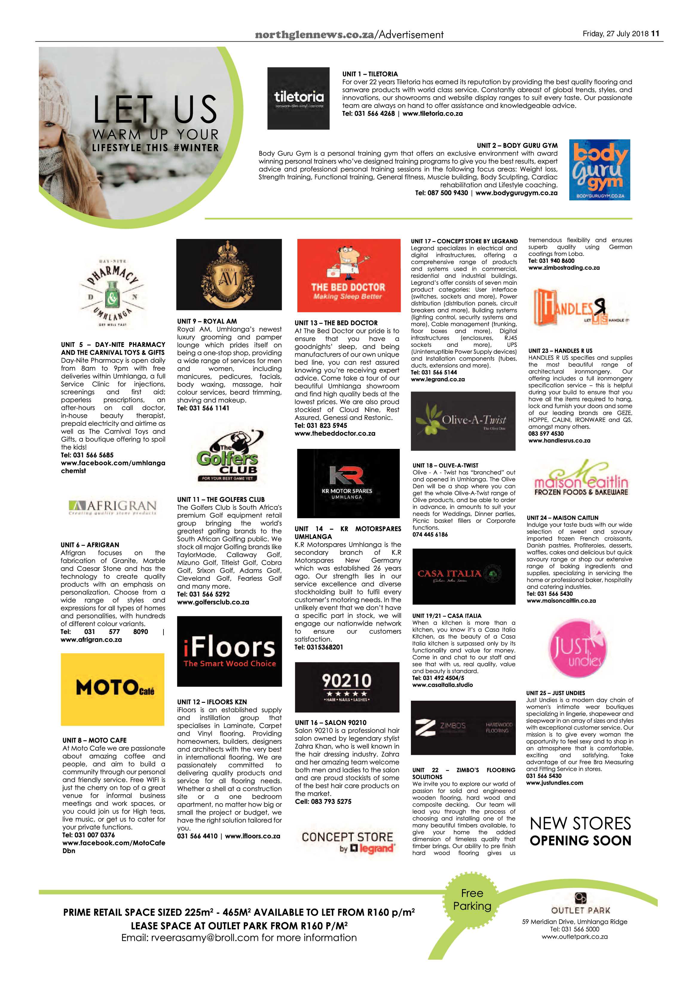 Northglen News 27 July 2018 page 11
