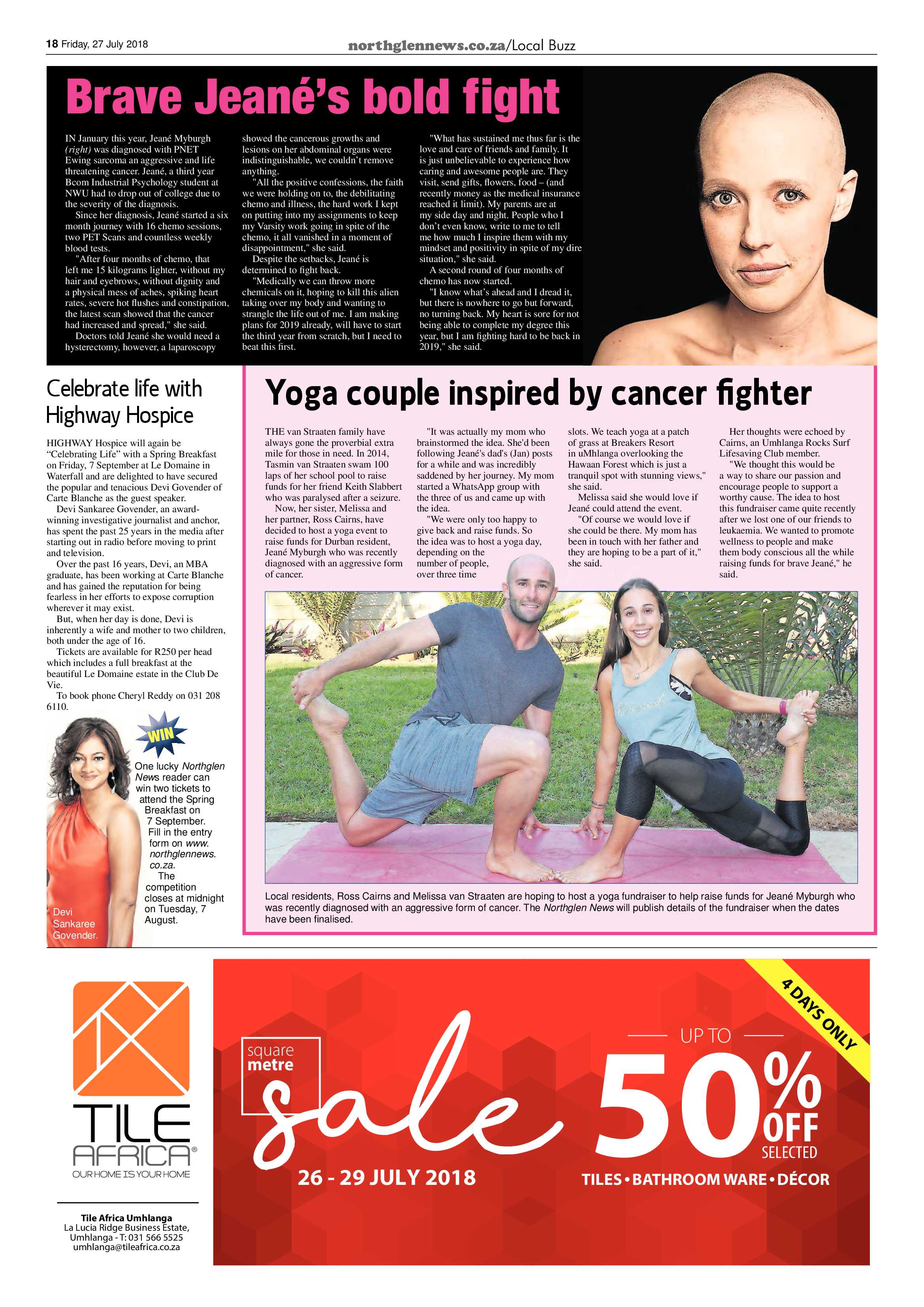 Northglen News 27 July 2018 page 18