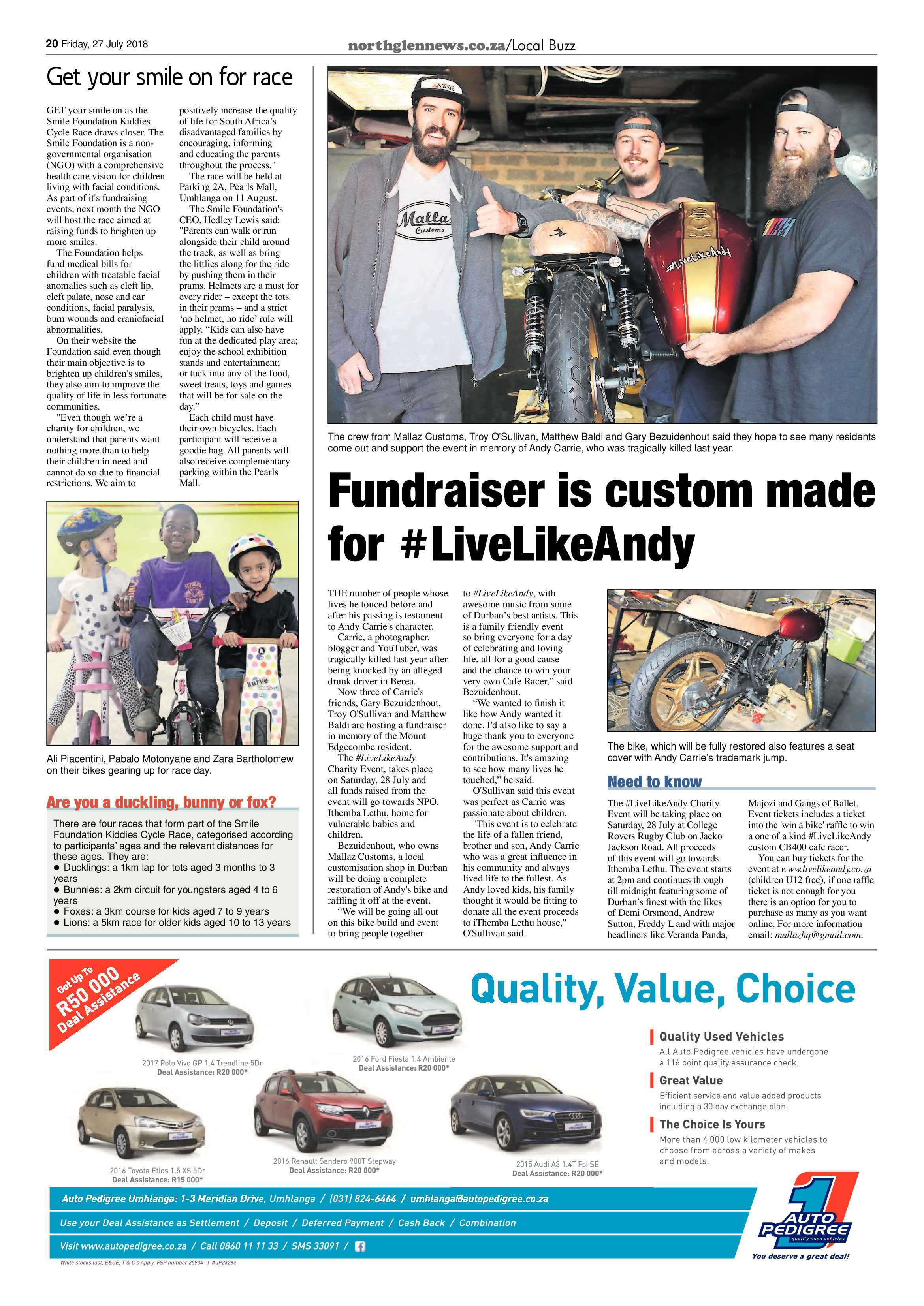 Northglen News 27 July 2018 page 20
