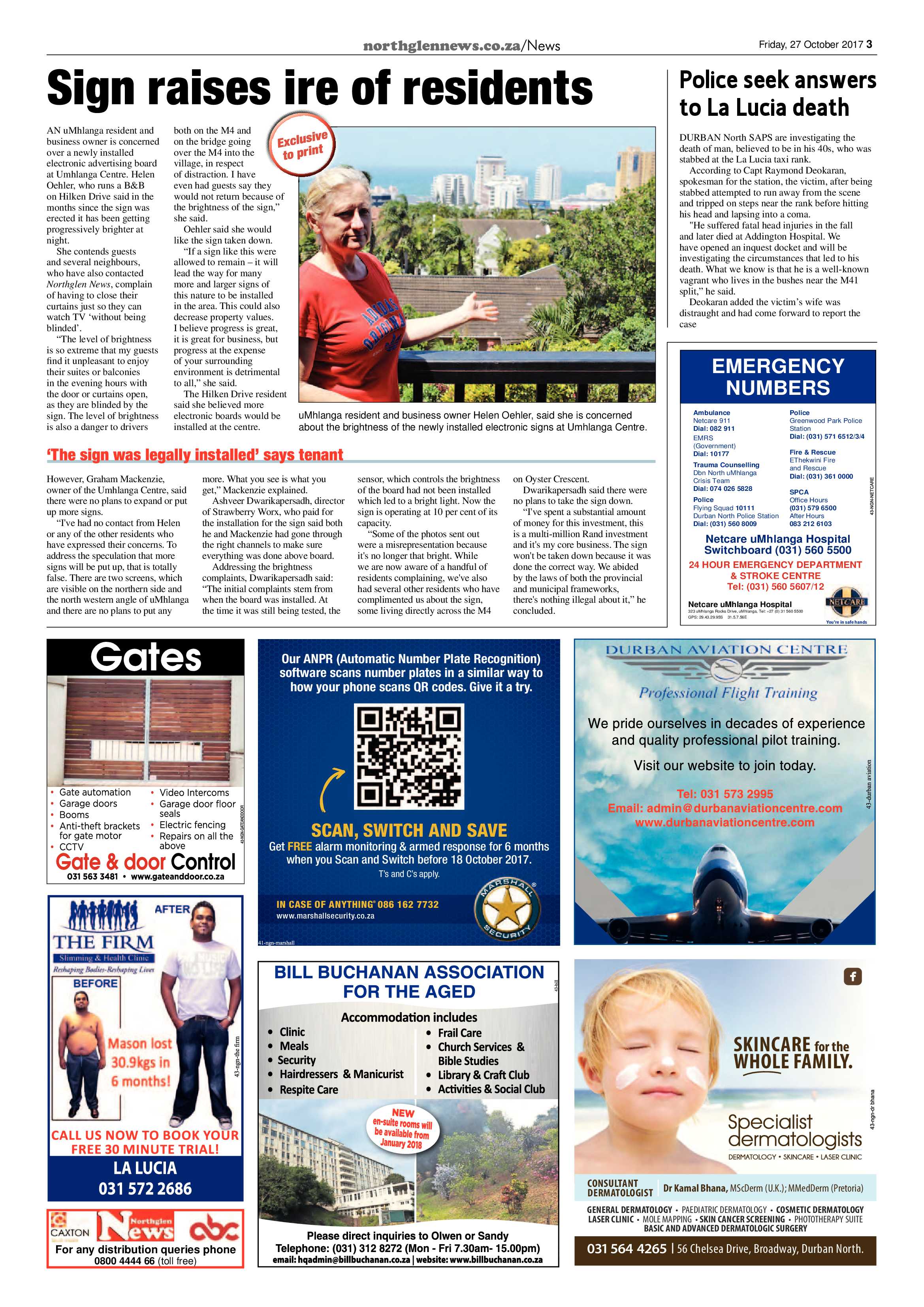 Northglen News 27 October 2017 page 3