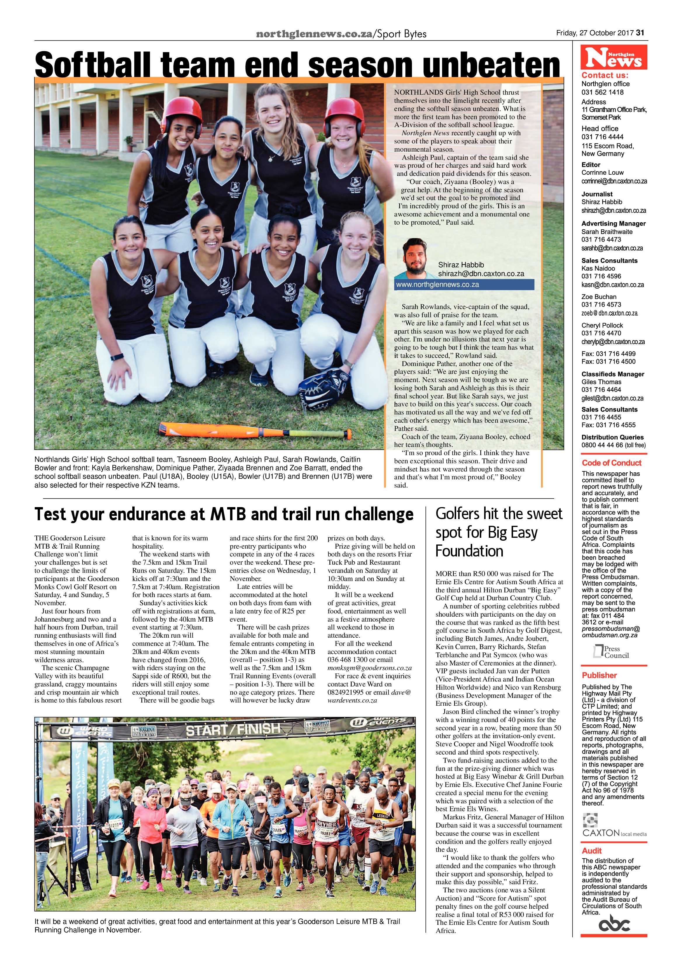 Northglen News 27 October 2017 page 31