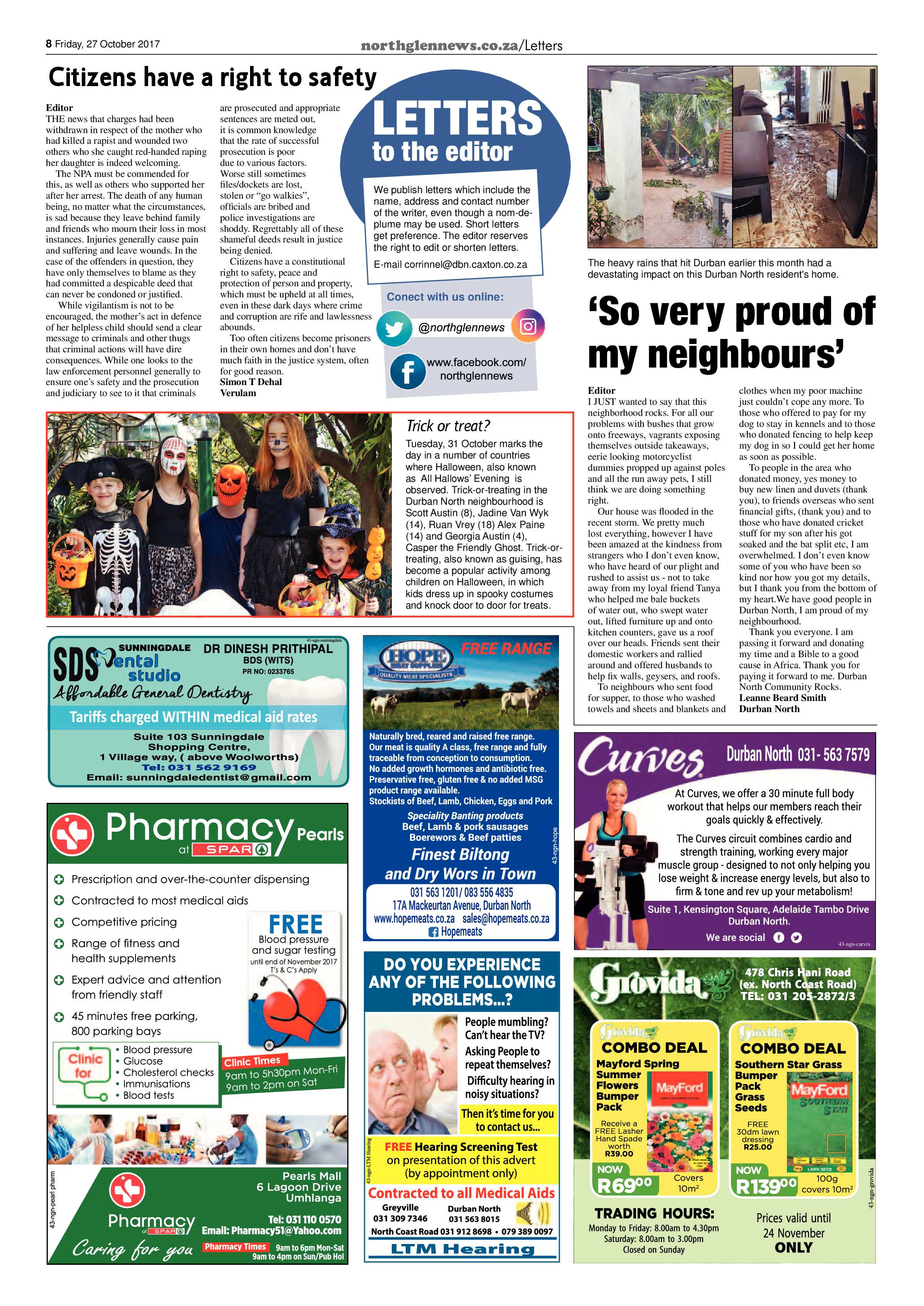 Northglen News 27 October 2017 page 8