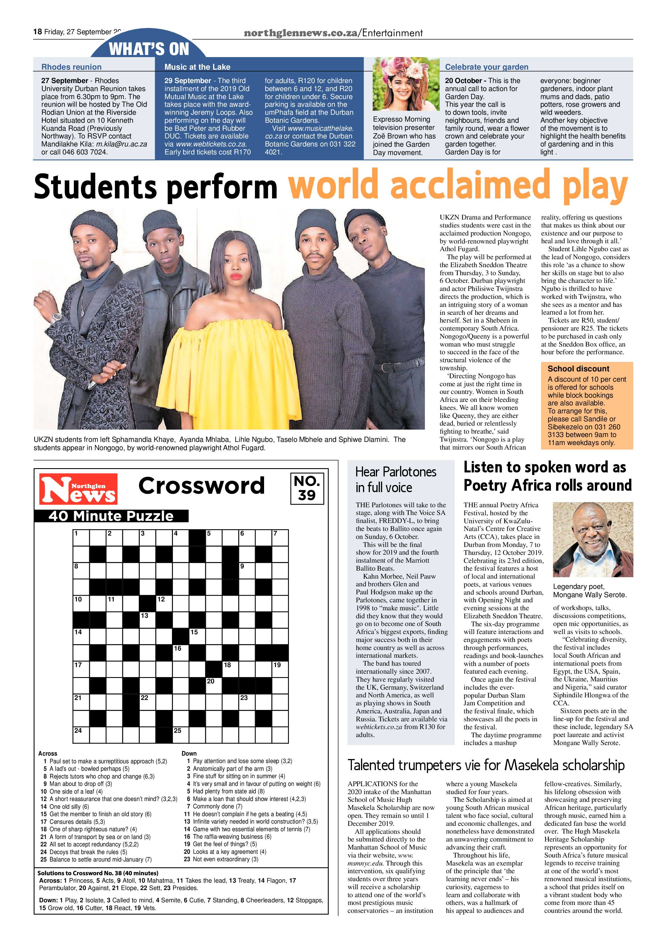 Northglen News 27 September 2019 page 18