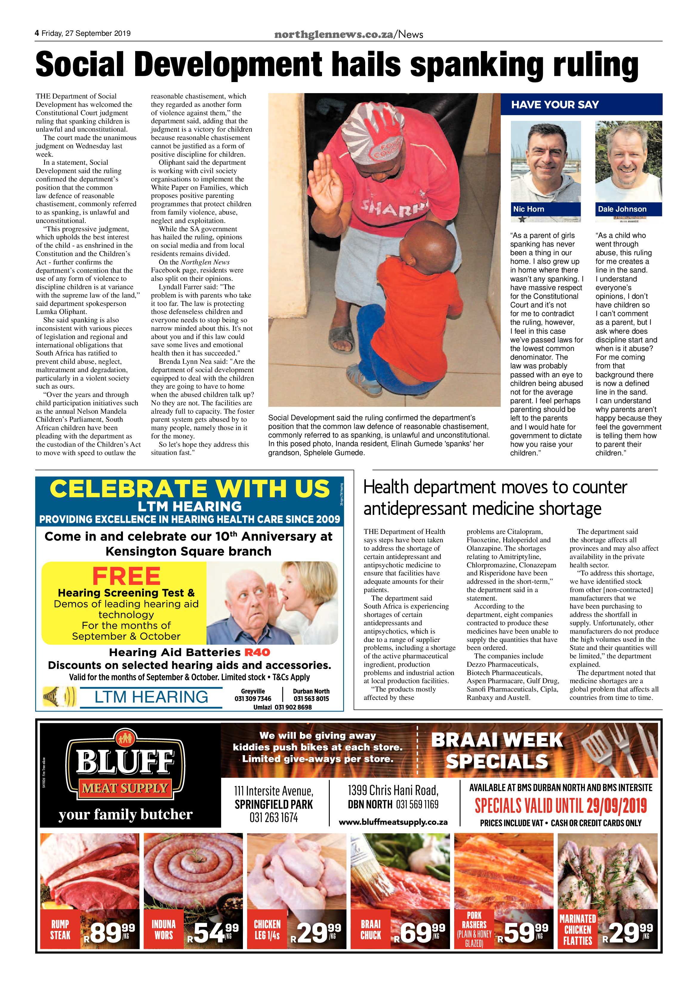 Northglen News 27 September 2019 page 4