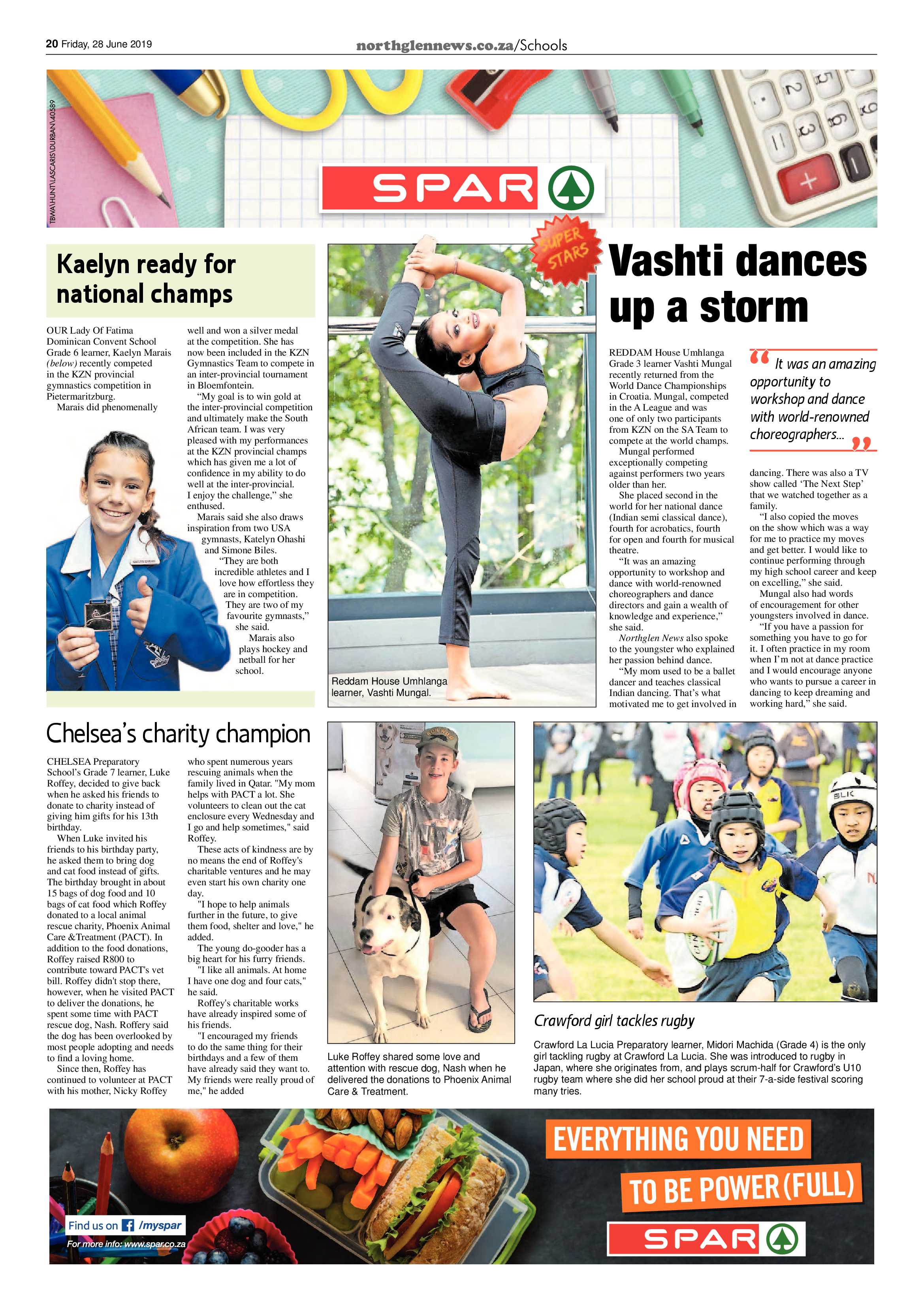 Northglen News 28 June 2019 page 20