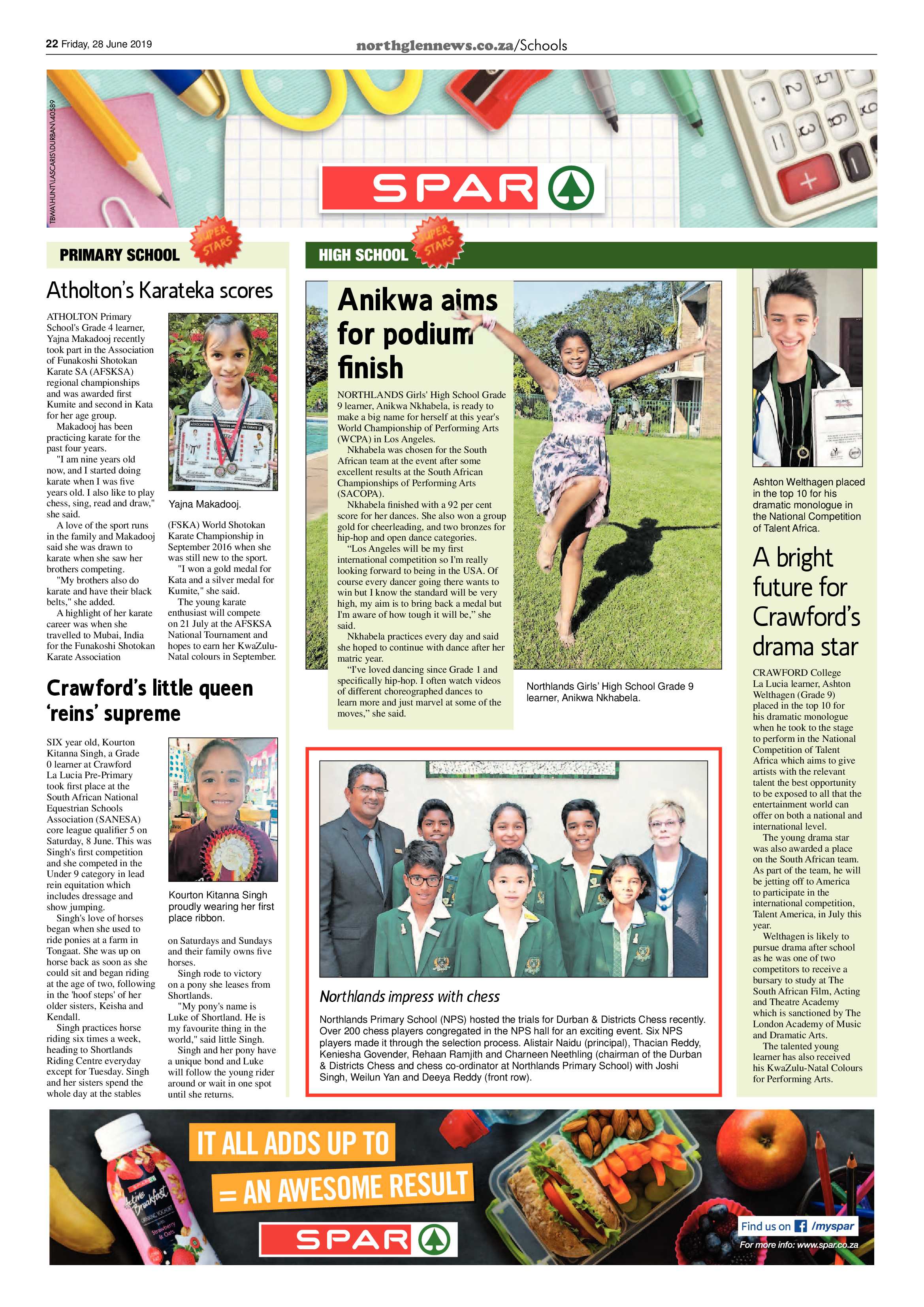 Northglen News 28 June 2019 page 22