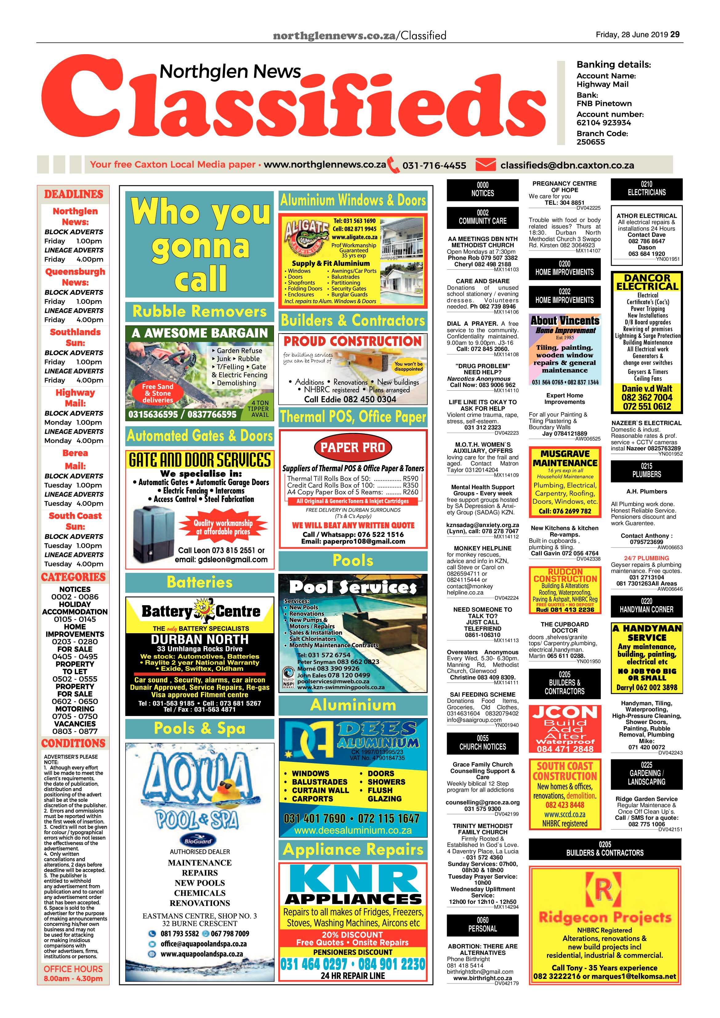 Northglen News 28 June 2019 page 29