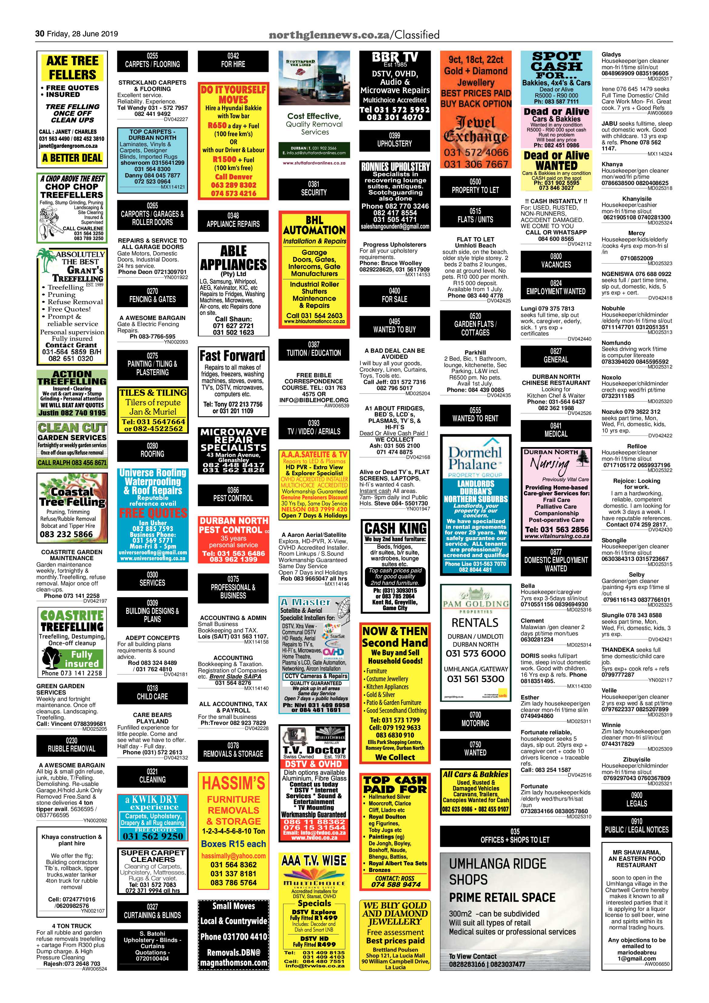 Northglen News 28 June 2019 page 30
