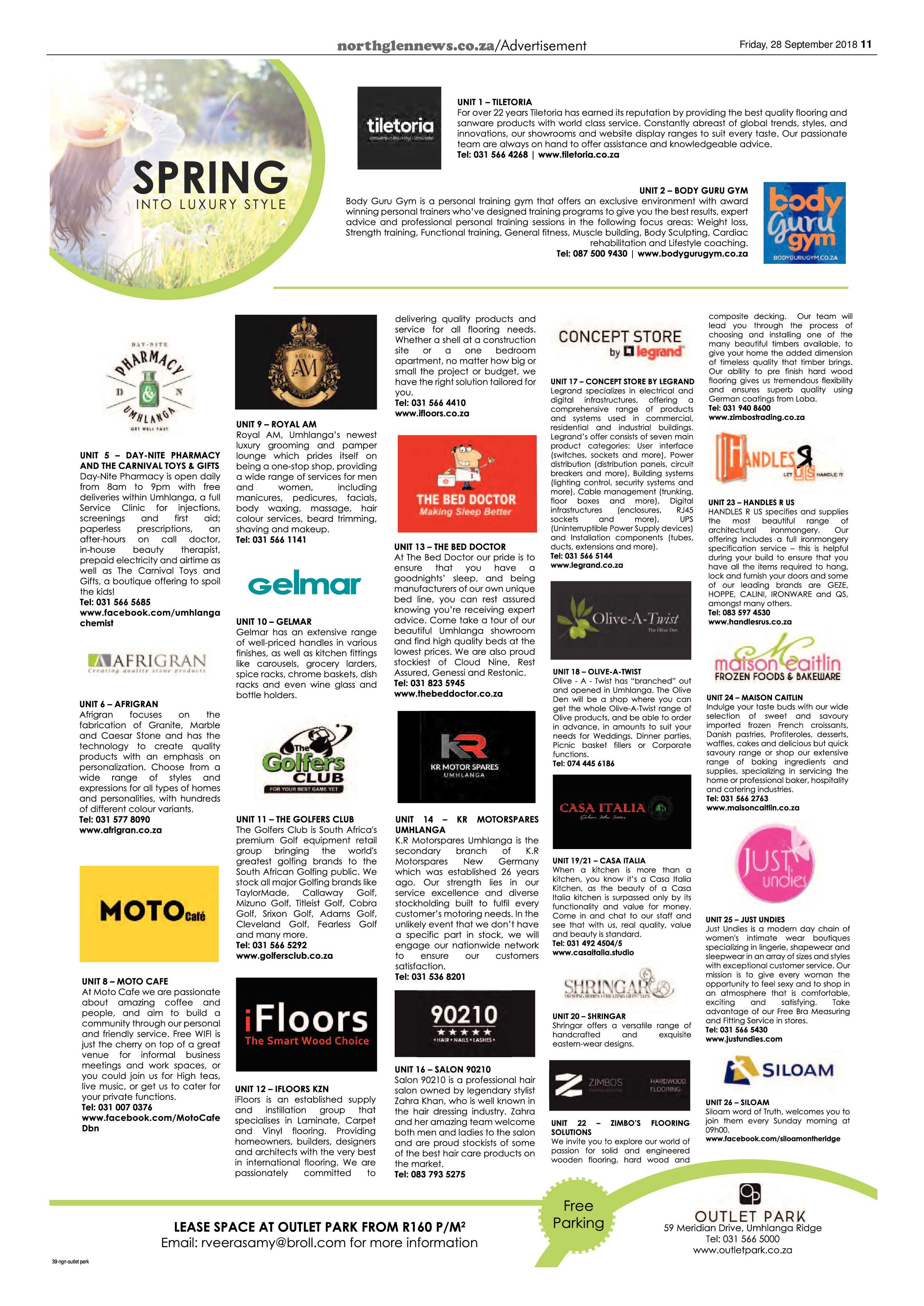 Northglen News 28 September 2018 page 11