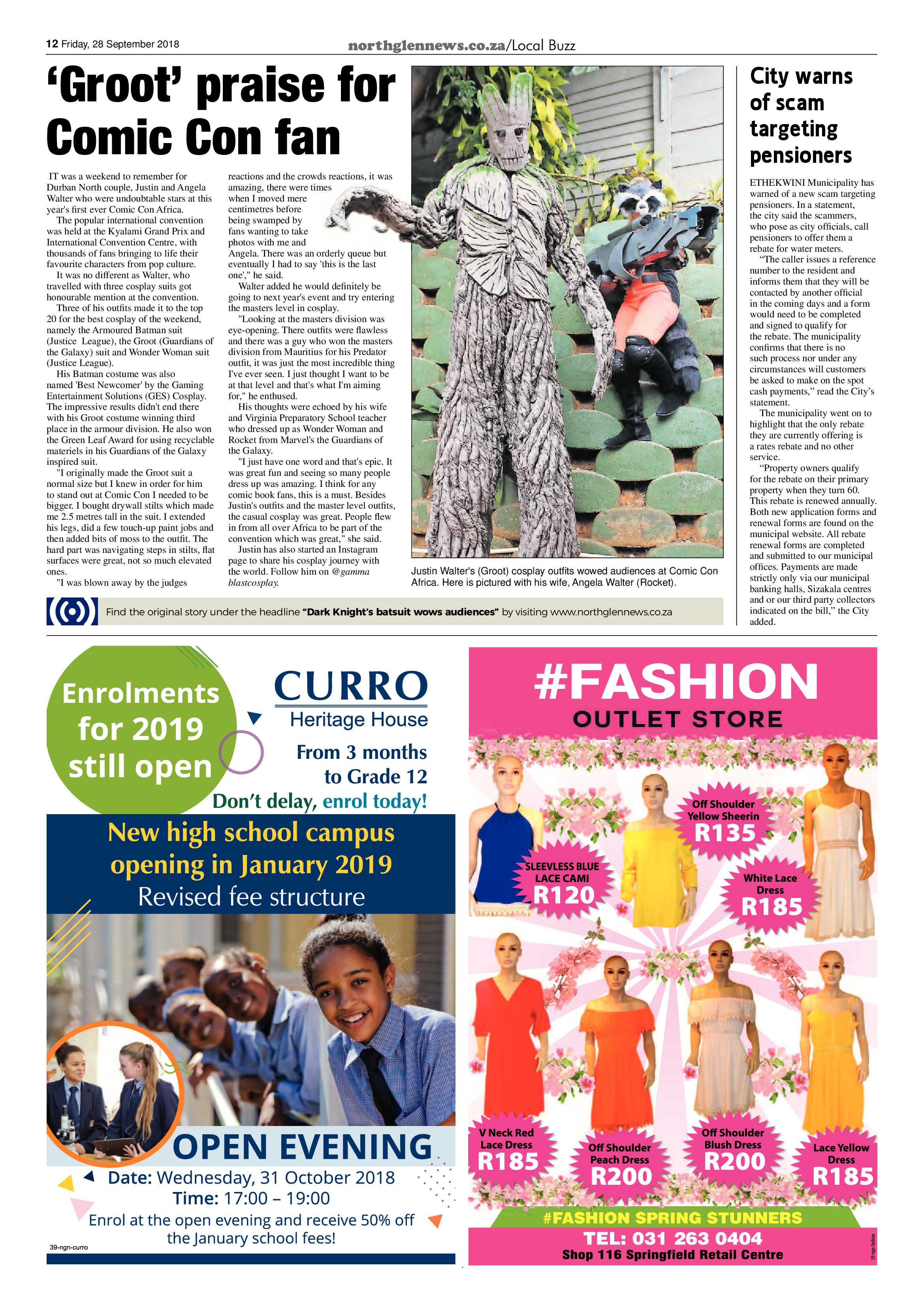 Northglen News 28 September 2018 page 12