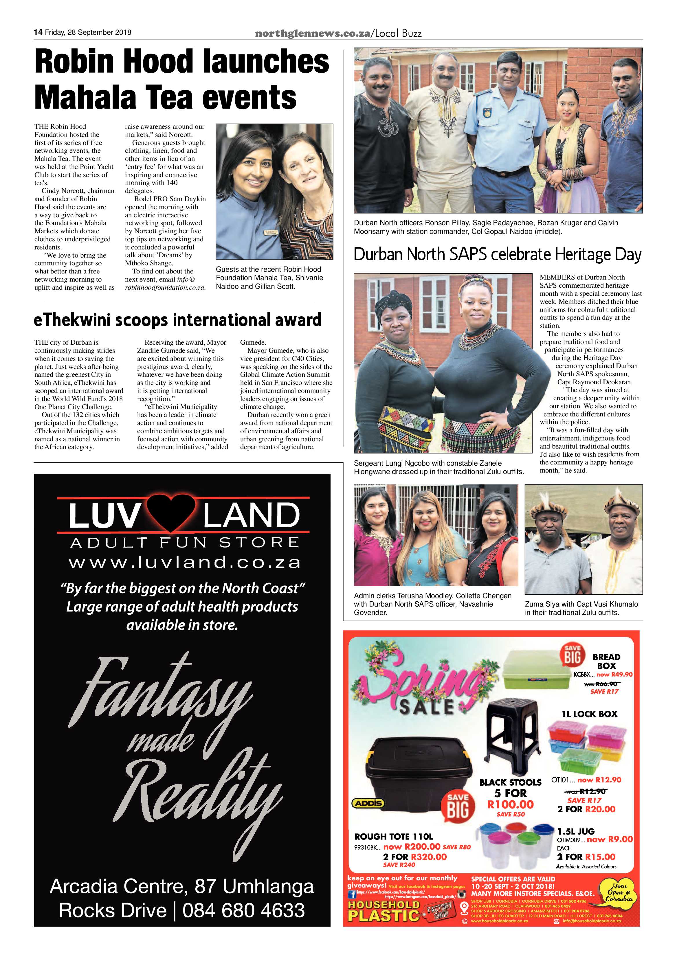 Northglen News 28 September 2018 page 14