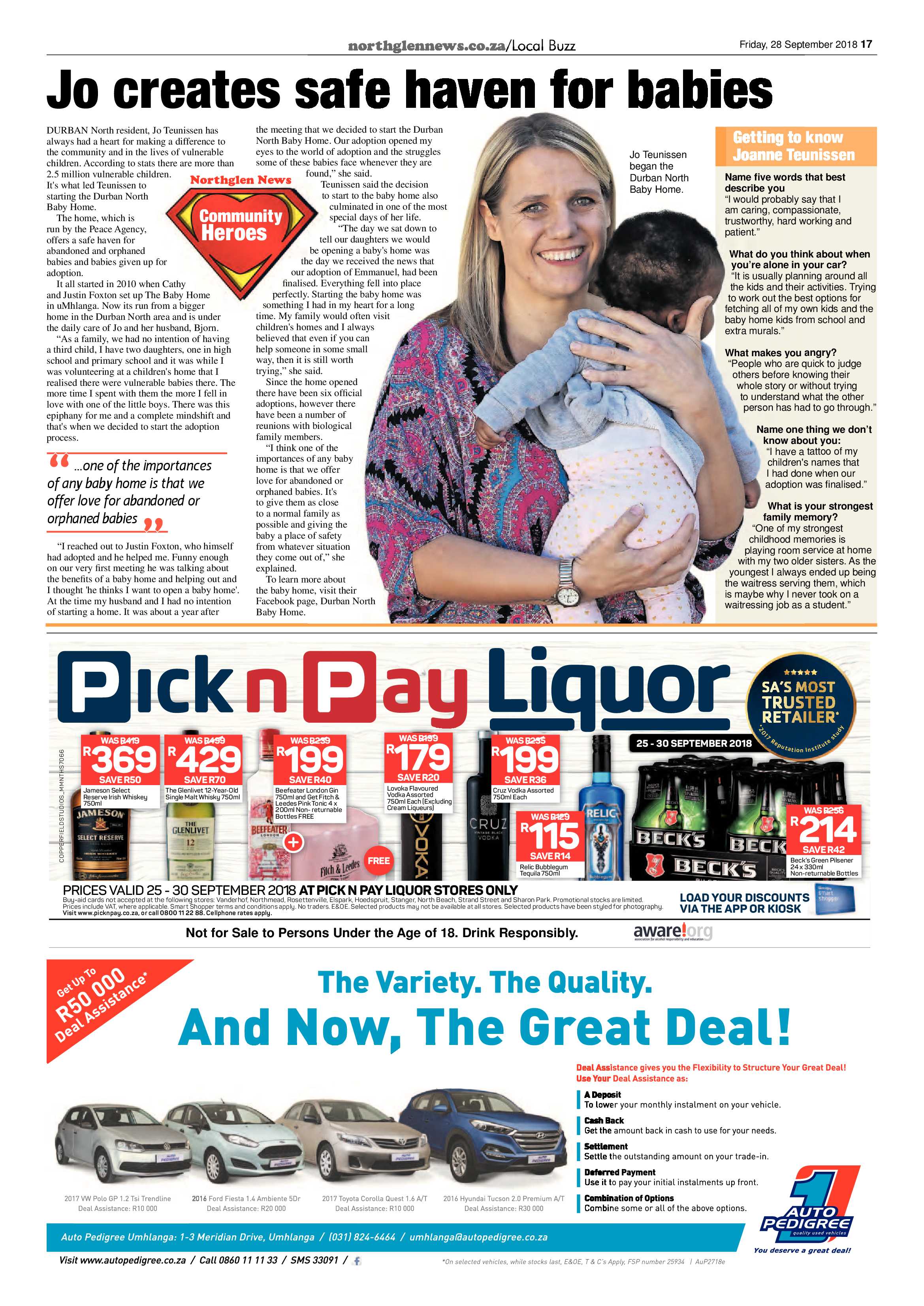 Northglen News 28 September 2018 page 17